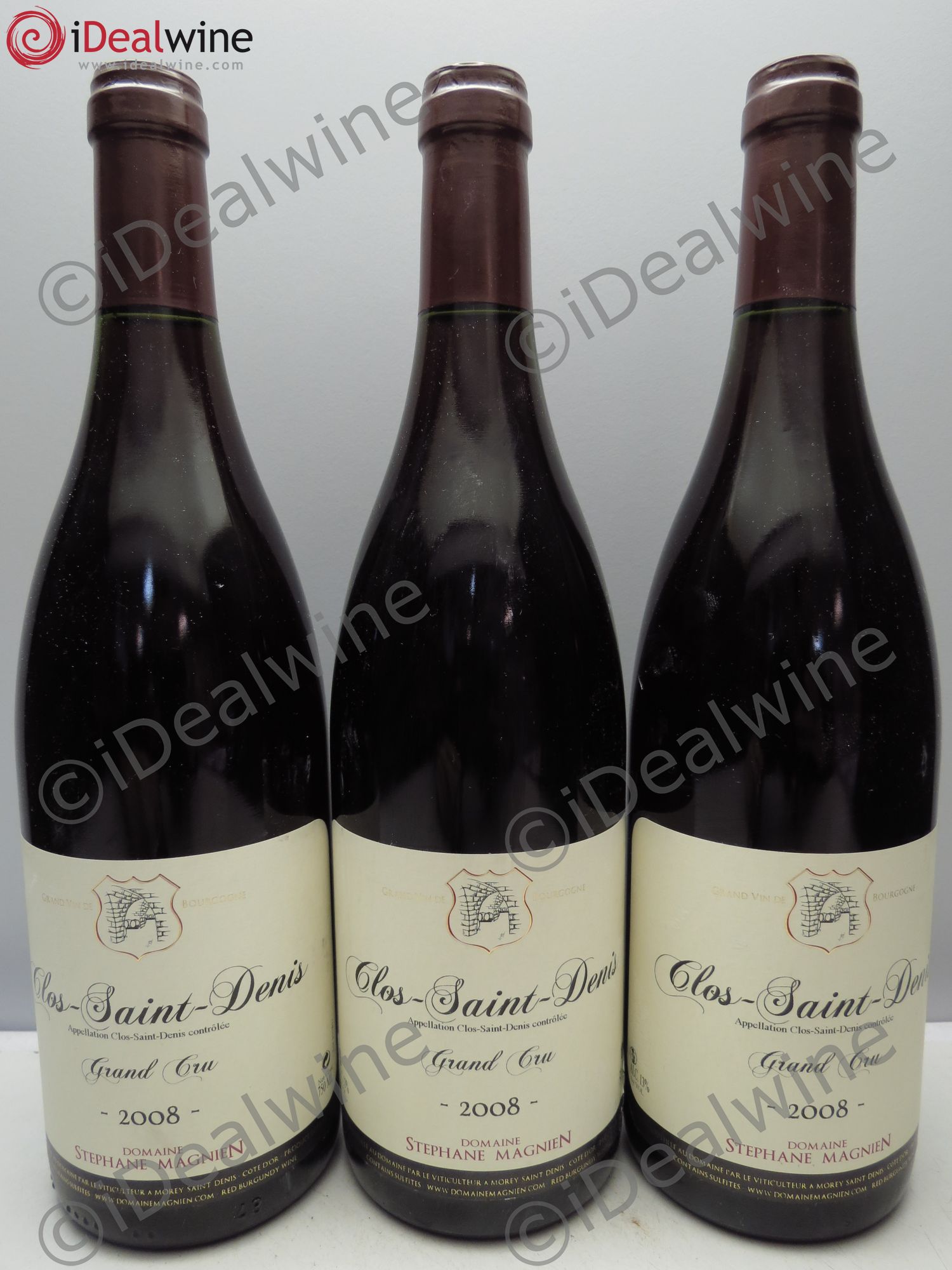 Clos Saint-Denis Grand Cru Stéphane Magnien 2008 - Lot de 3 bouteilles - 0