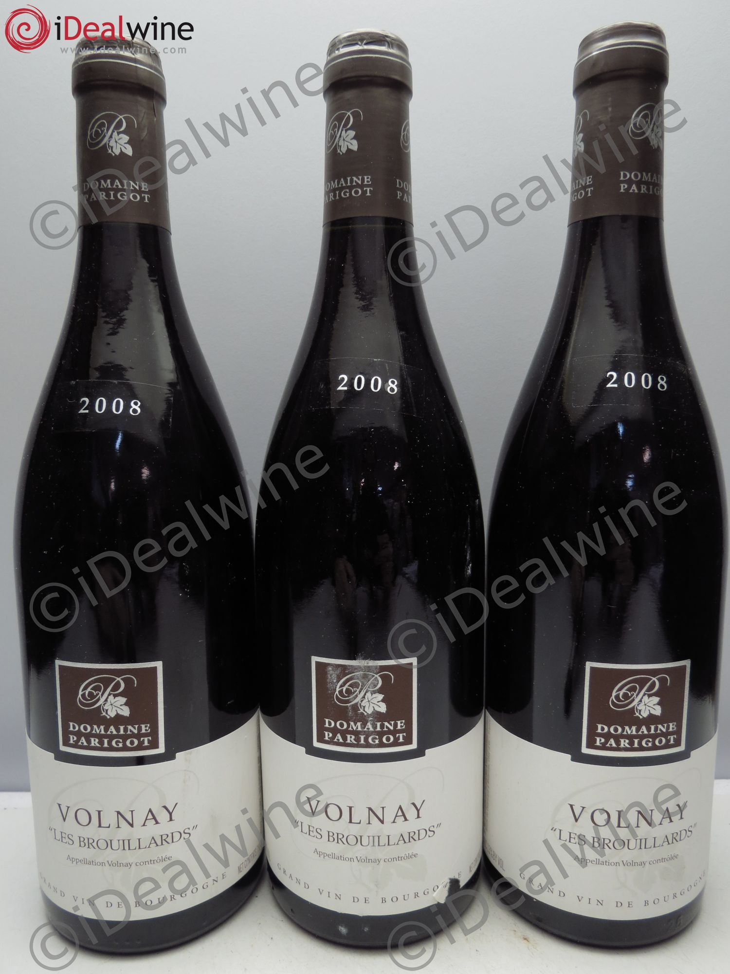 Volnay Les Brouillards - Domaine Parigot 2008 - Posten von 3 Flaschen - 0