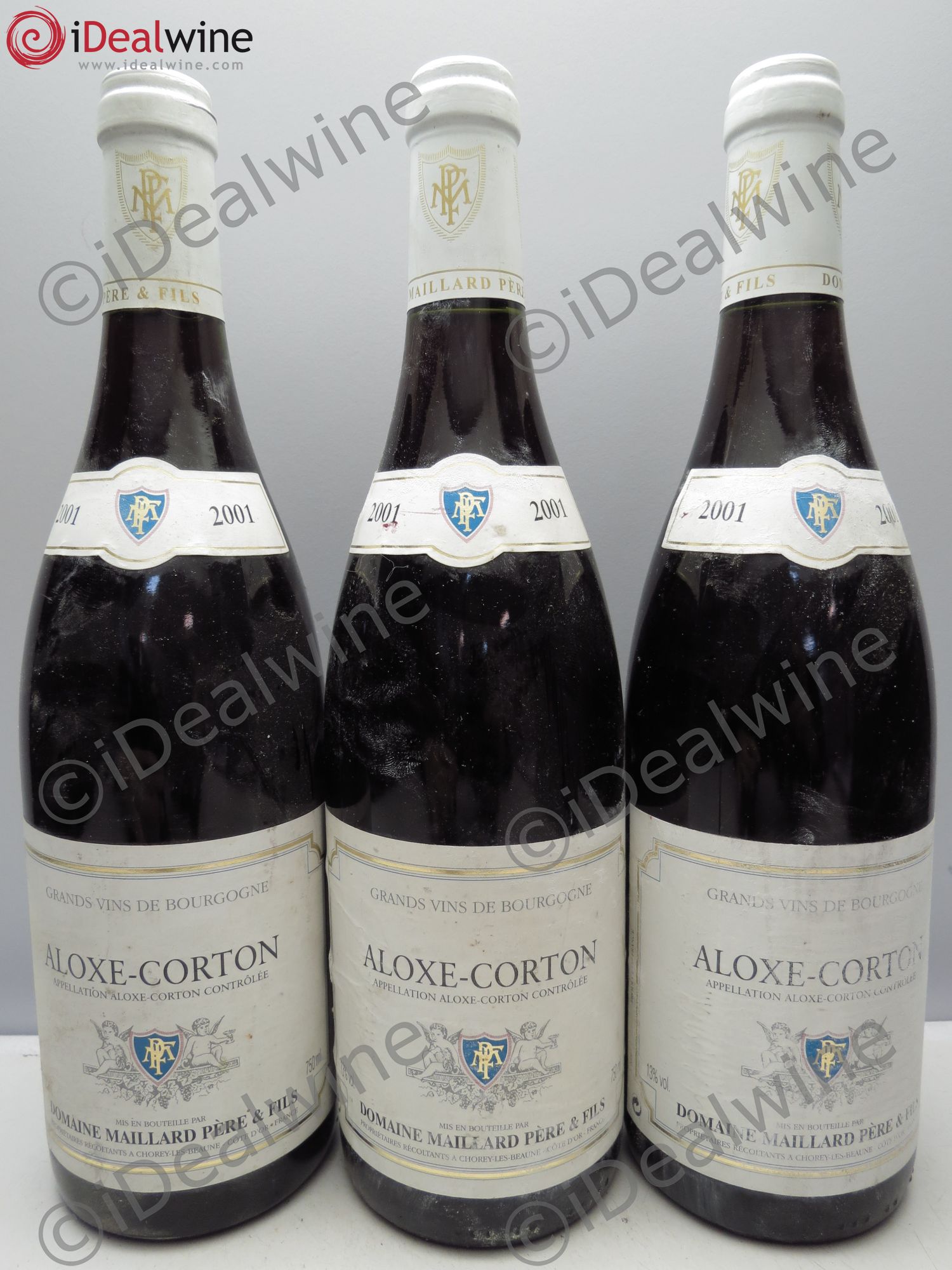 Aloxe-Corton Maillard 2001 - Posten von 3 Flaschen - 0