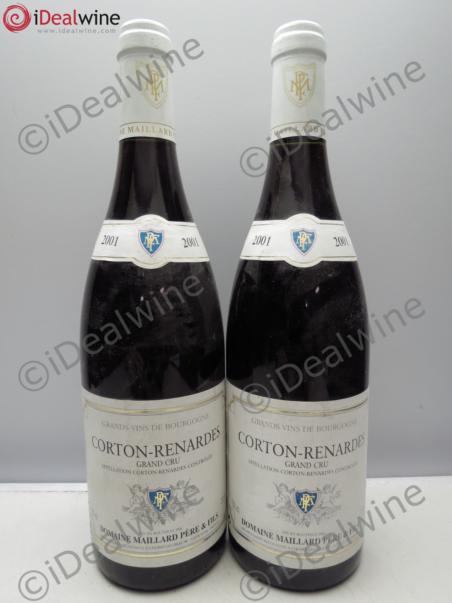Corton Grand Cru Maillard 2001 - Posten von 2 Flaschen - 0