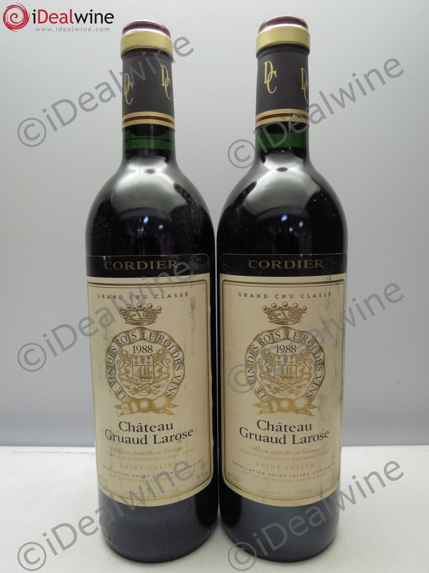 Château Gruaud Larose 2ème Grand Cru Classé 1988 - Lot de 2 bouteilles - 0