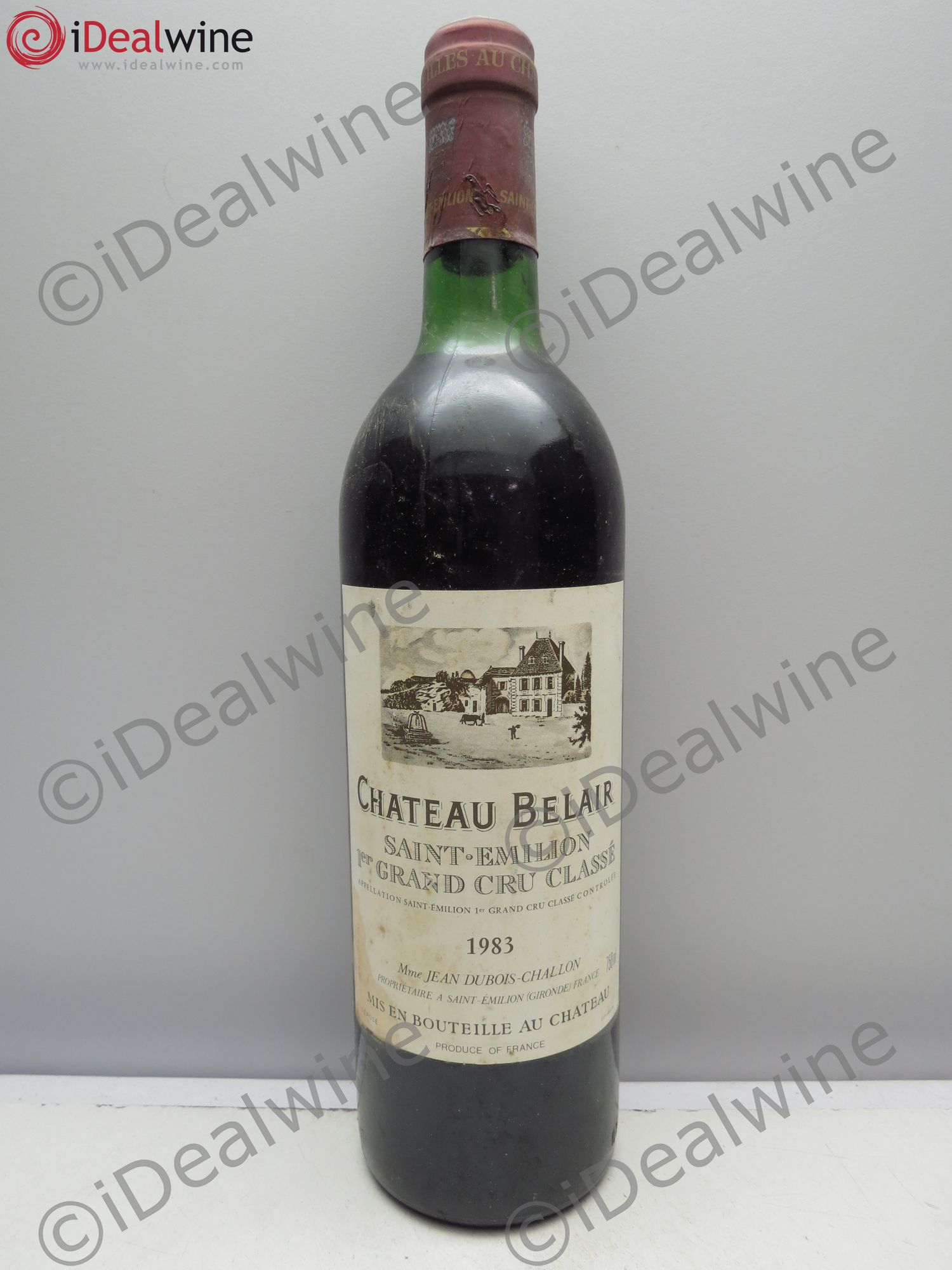 Château Belair (Belair-Monange) 1er Grand Cru Classé B 1983 - Lot de 1 bouteille - 0