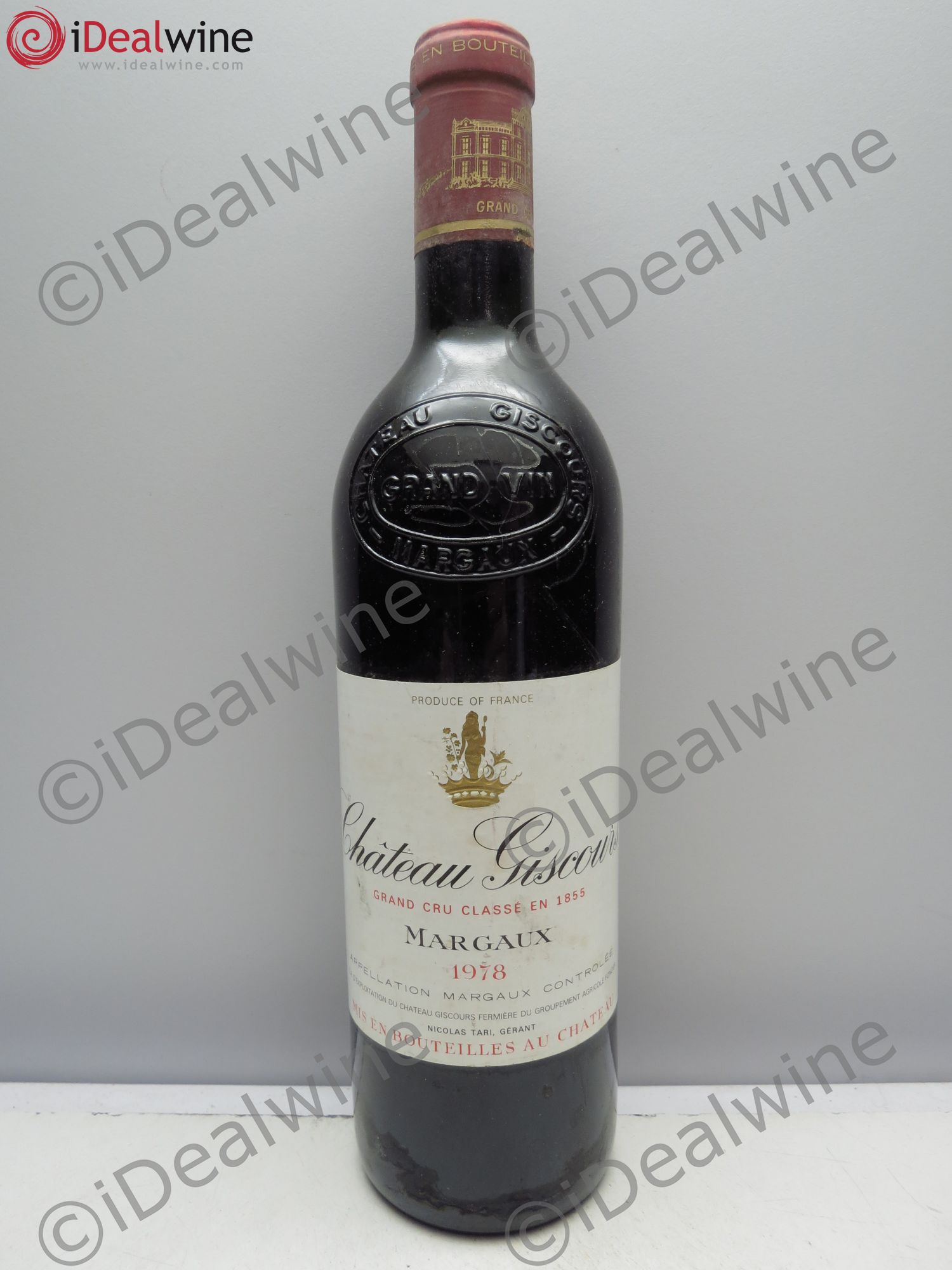 Château Giscours 3ème Grand Cru Classé 1978 - Lot de 1 bouteille - 0