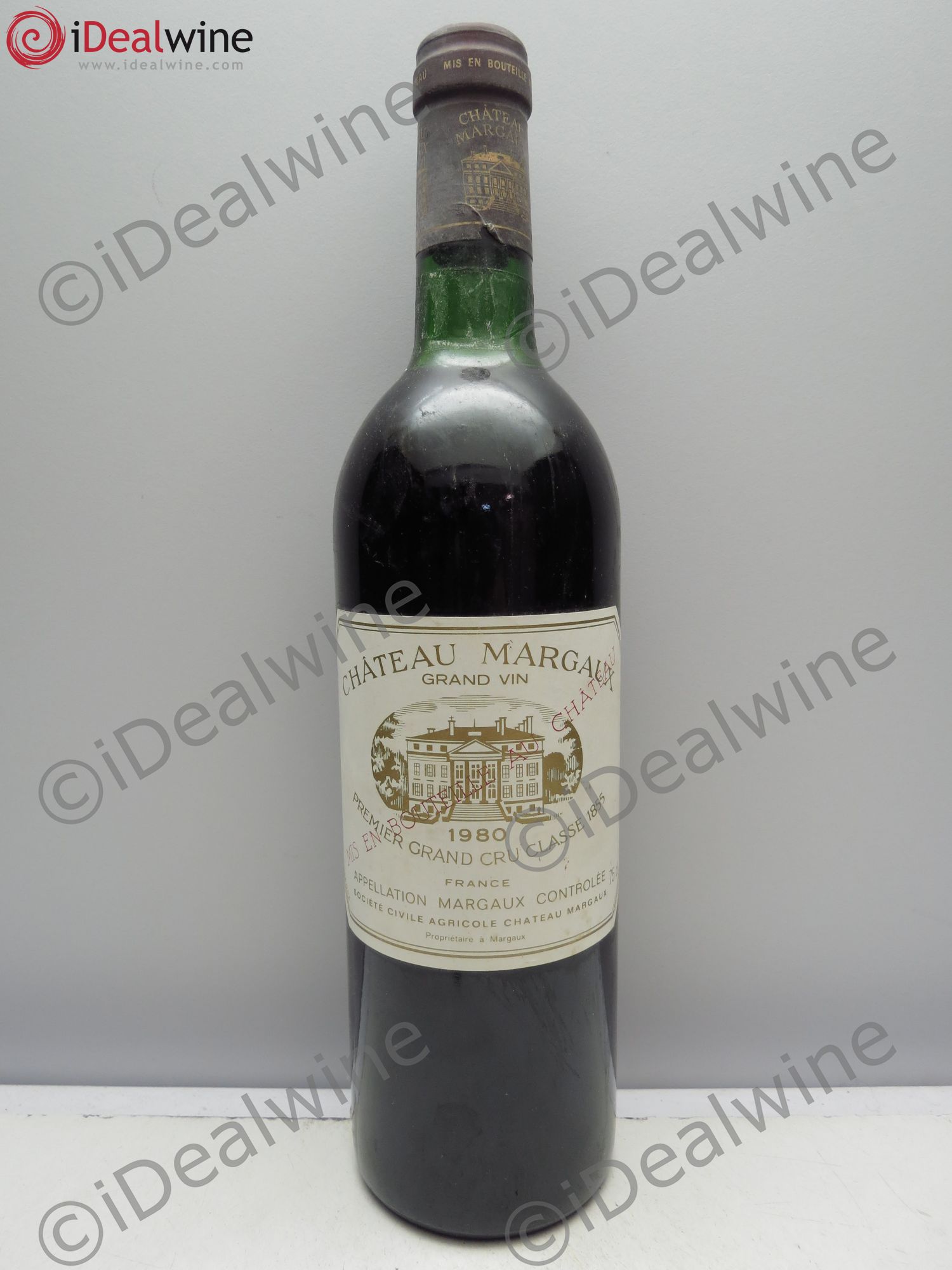 Château Margaux 1er Grand Cru Classé 1980 - Lot de 1 bouteille - 0