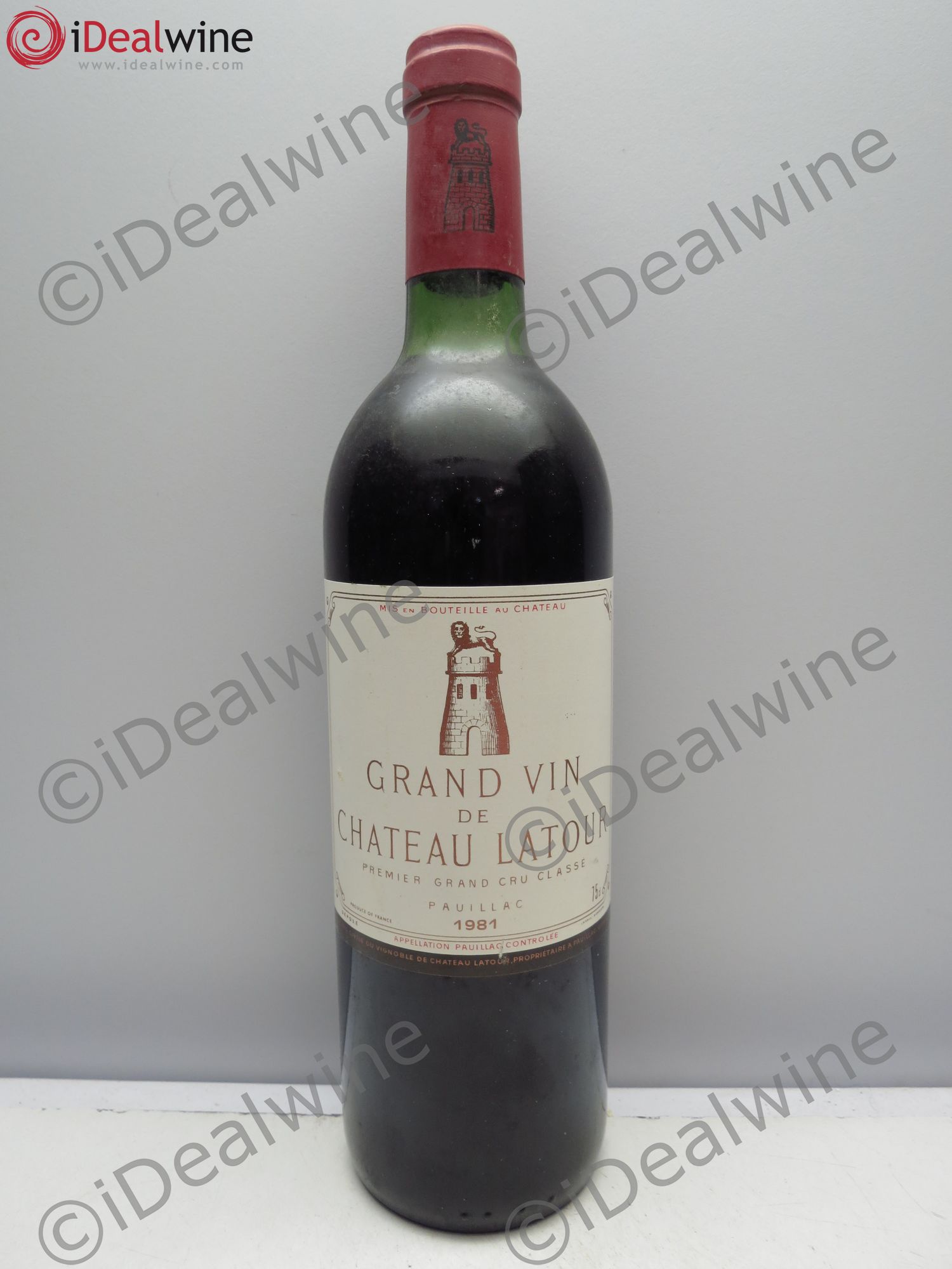 Château Latour 1er Grand Cru Classé 1981 - Lot de 1 bouteille - 0