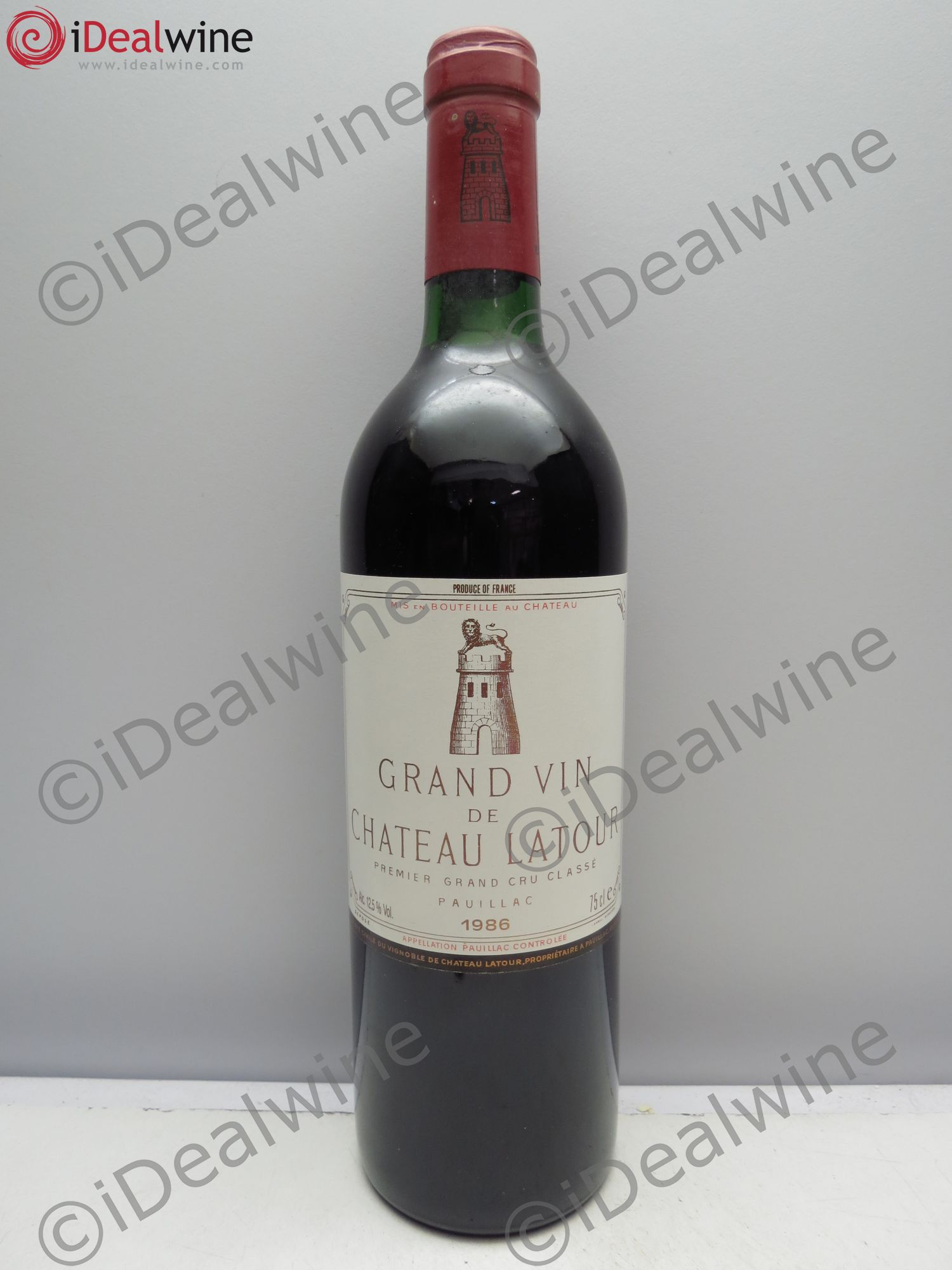 Château Latour 1er Grand Cru Classé 1986 - Lot de 1 bouteille - 0