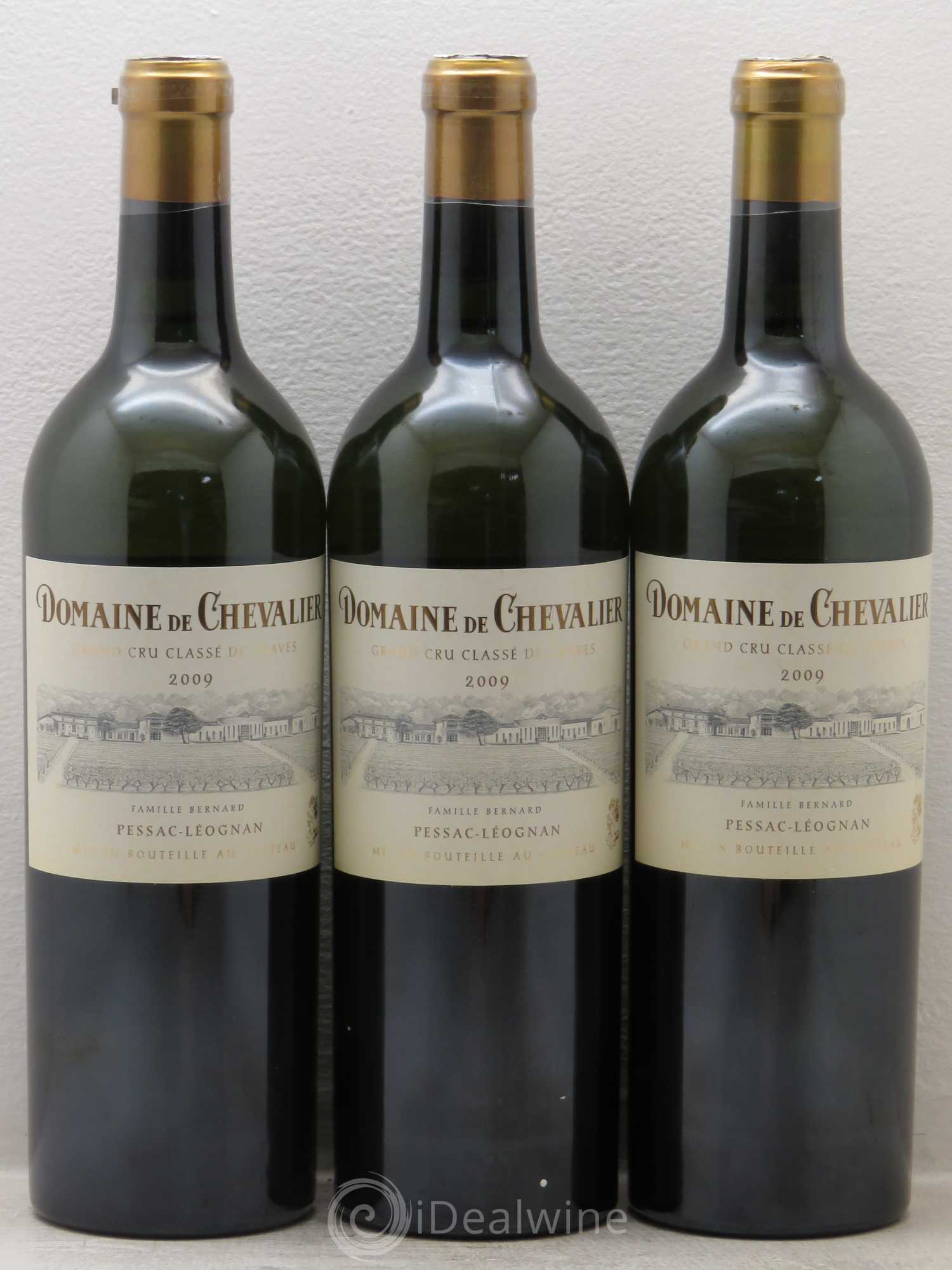 Domaine de Chevalier Cru Classé de Graves 2009 - Lot de 3 bouteilles - 0