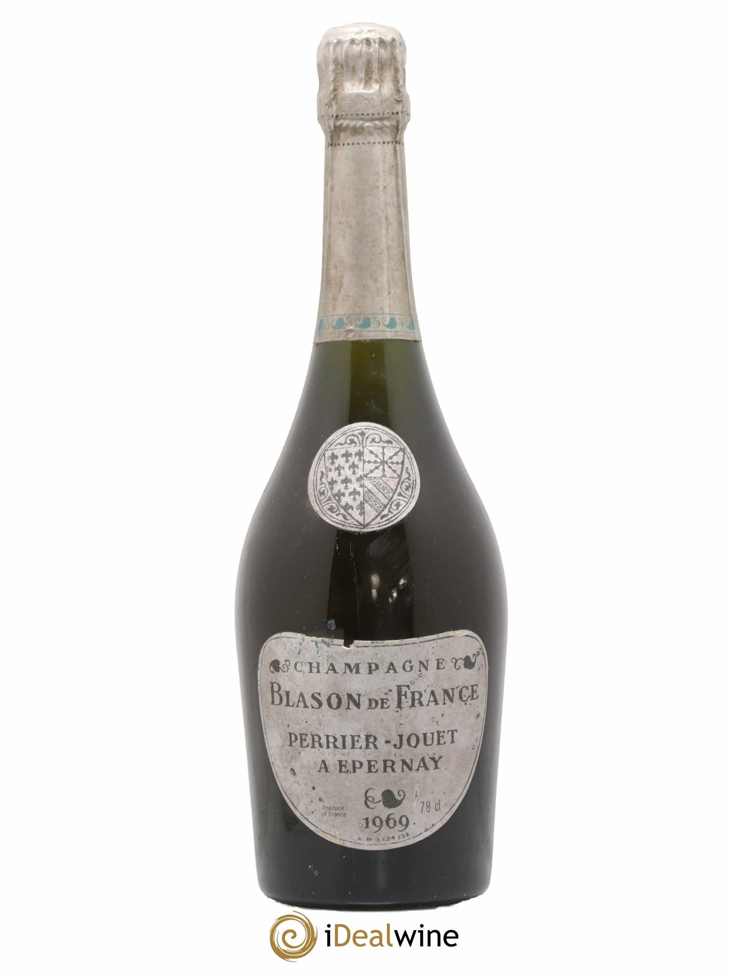 Blason de France Perrier-Jouët 1969 - Lot de 1 bouteille - 0
