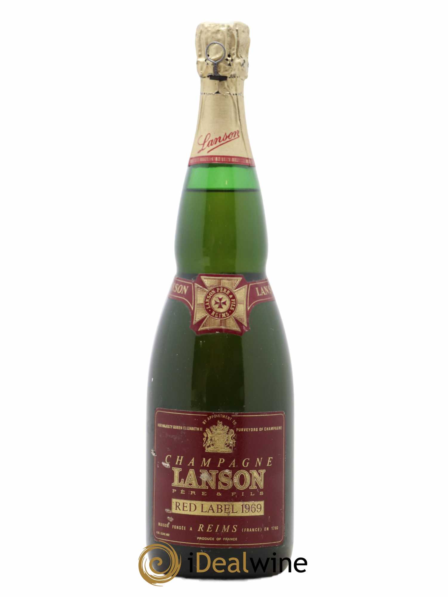 Champagne Lanson Cuvée Red Label 1969 - Lot de 1 bouteille - 0
