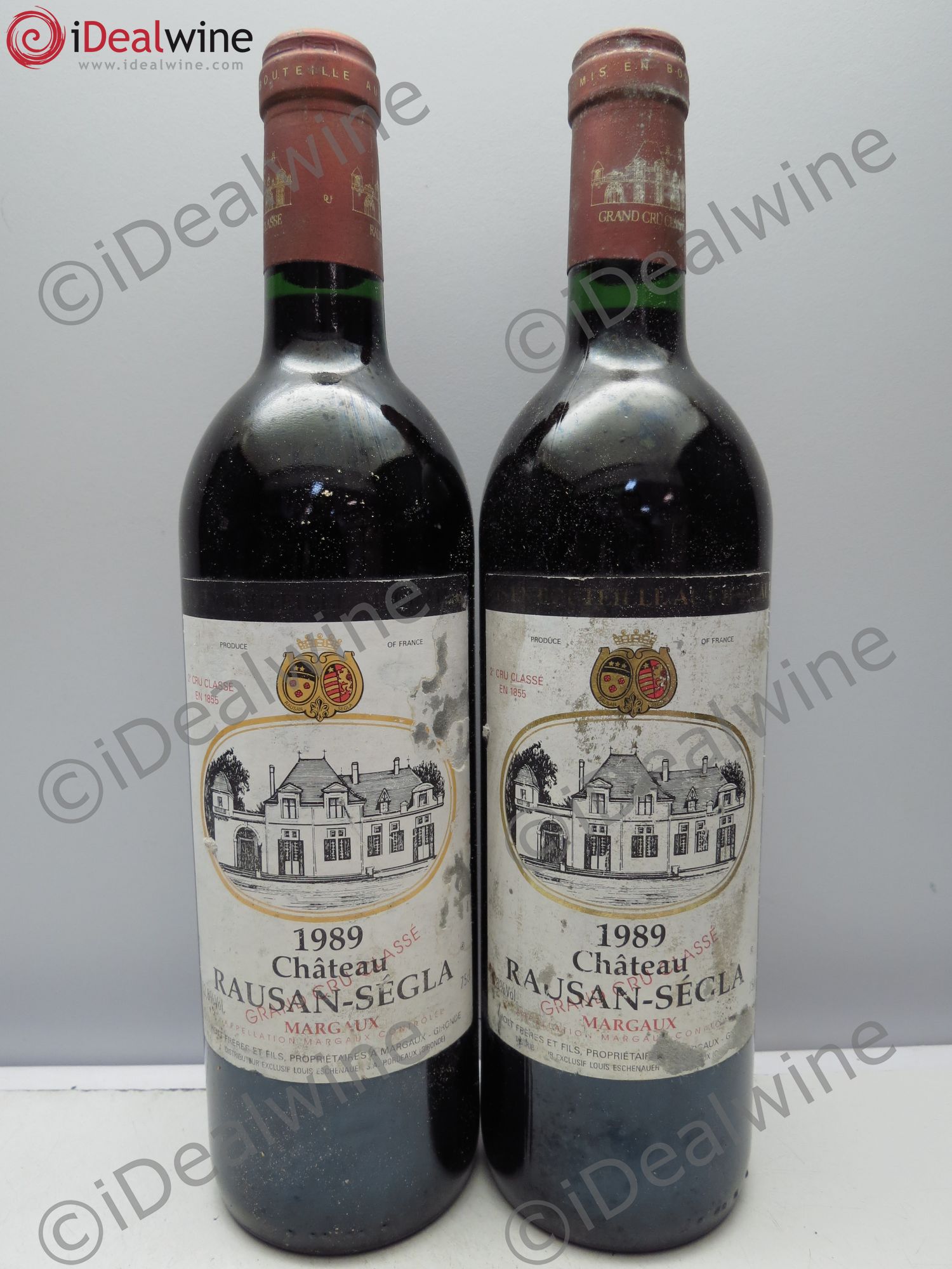 Château Rauzan Ségla Grand Cru Classé 1989 - Lot de 2 bouteilles - 0