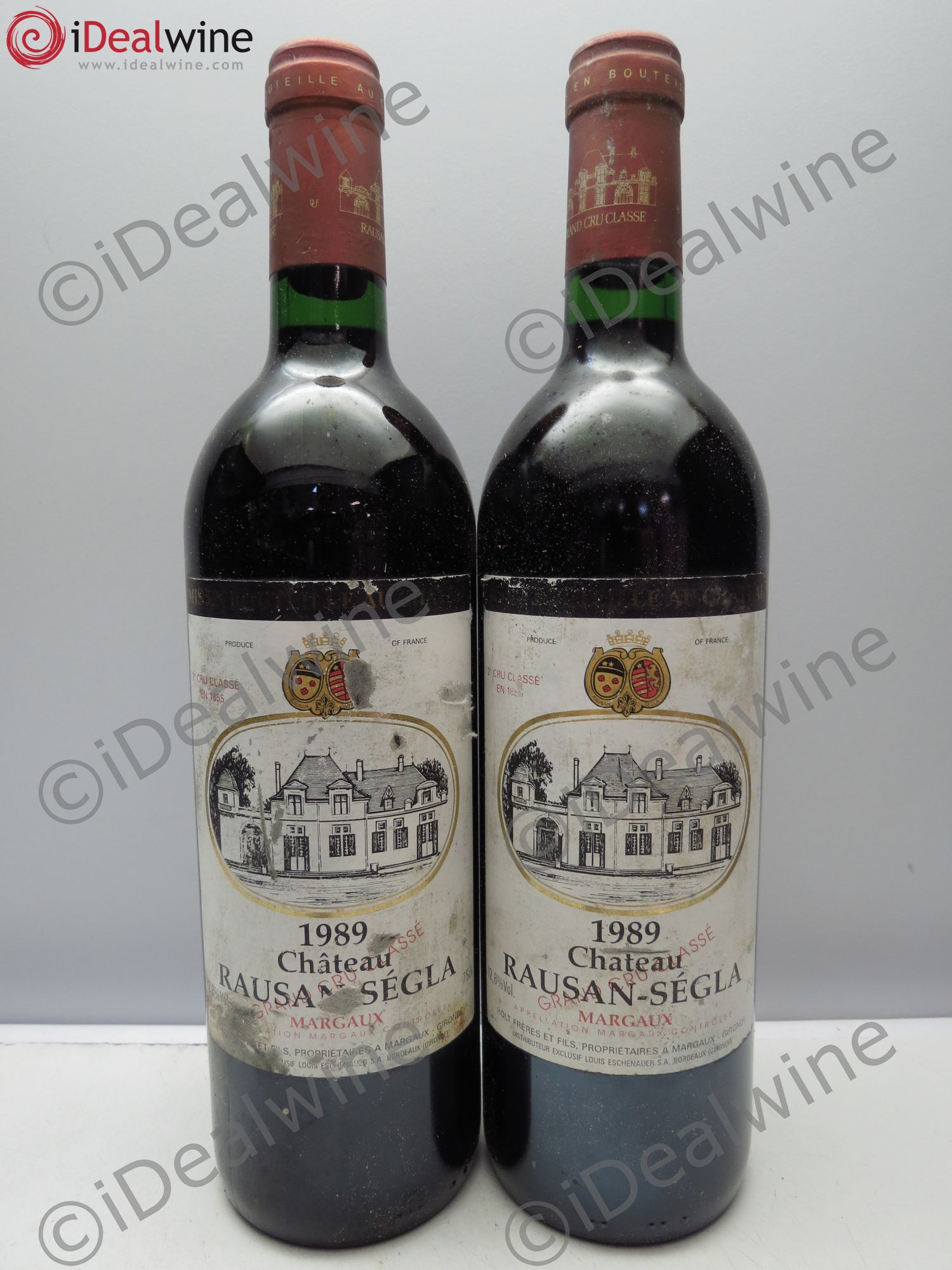 Château Rauzan Ségla Grand Cru Classé 1989 - Lot de 2 bouteilles - 0