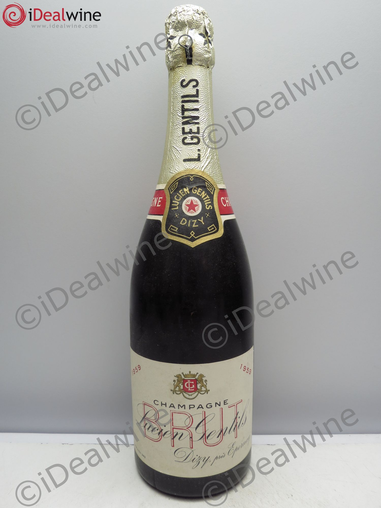 Champagne Lucien Gentils Brut 1959 - Lot of 1 bottle - 0