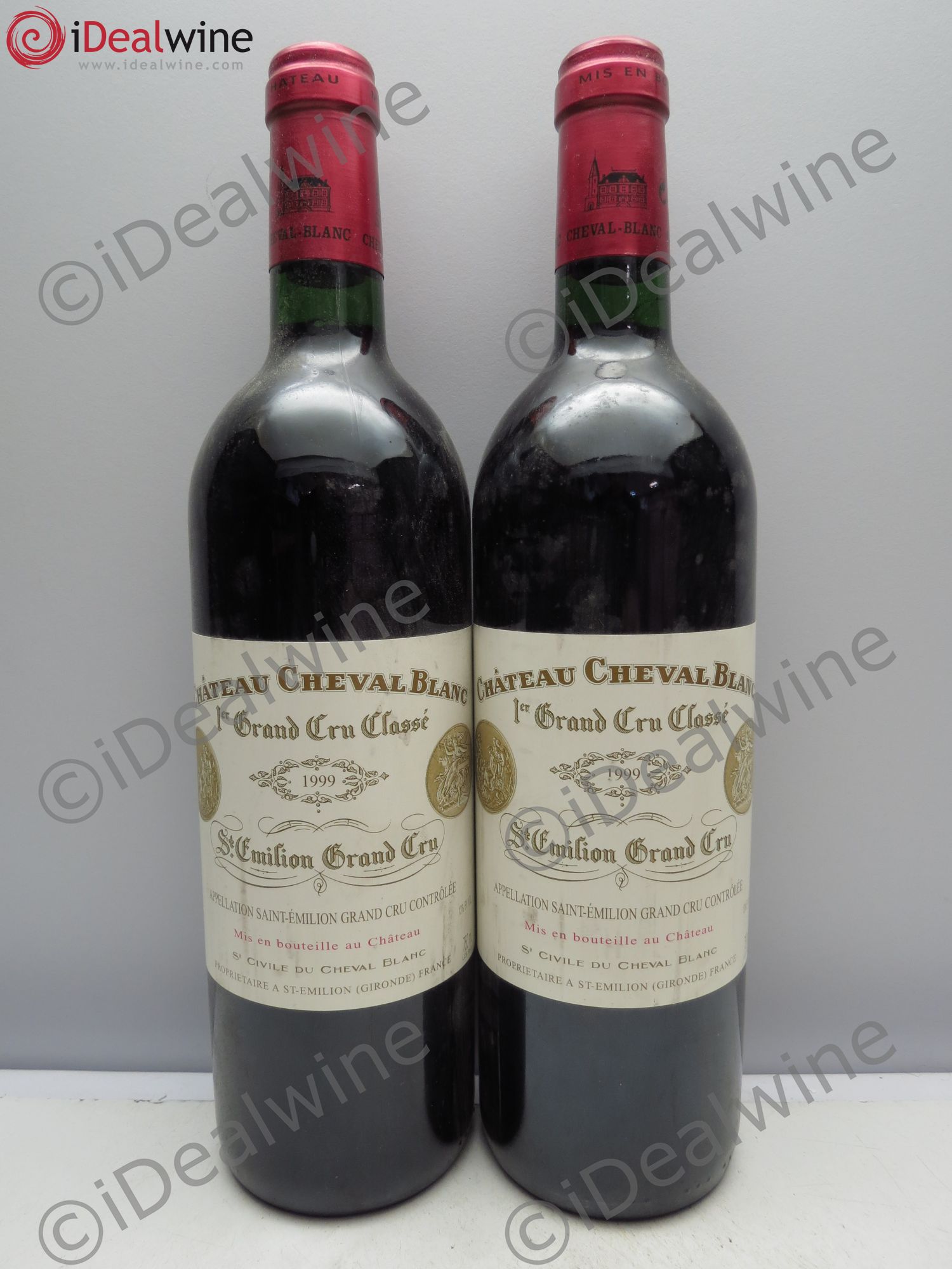 Château Cheval Blanc 1er Grand Cru Classé A 1999 - Lot de 2 bouteilles - 0