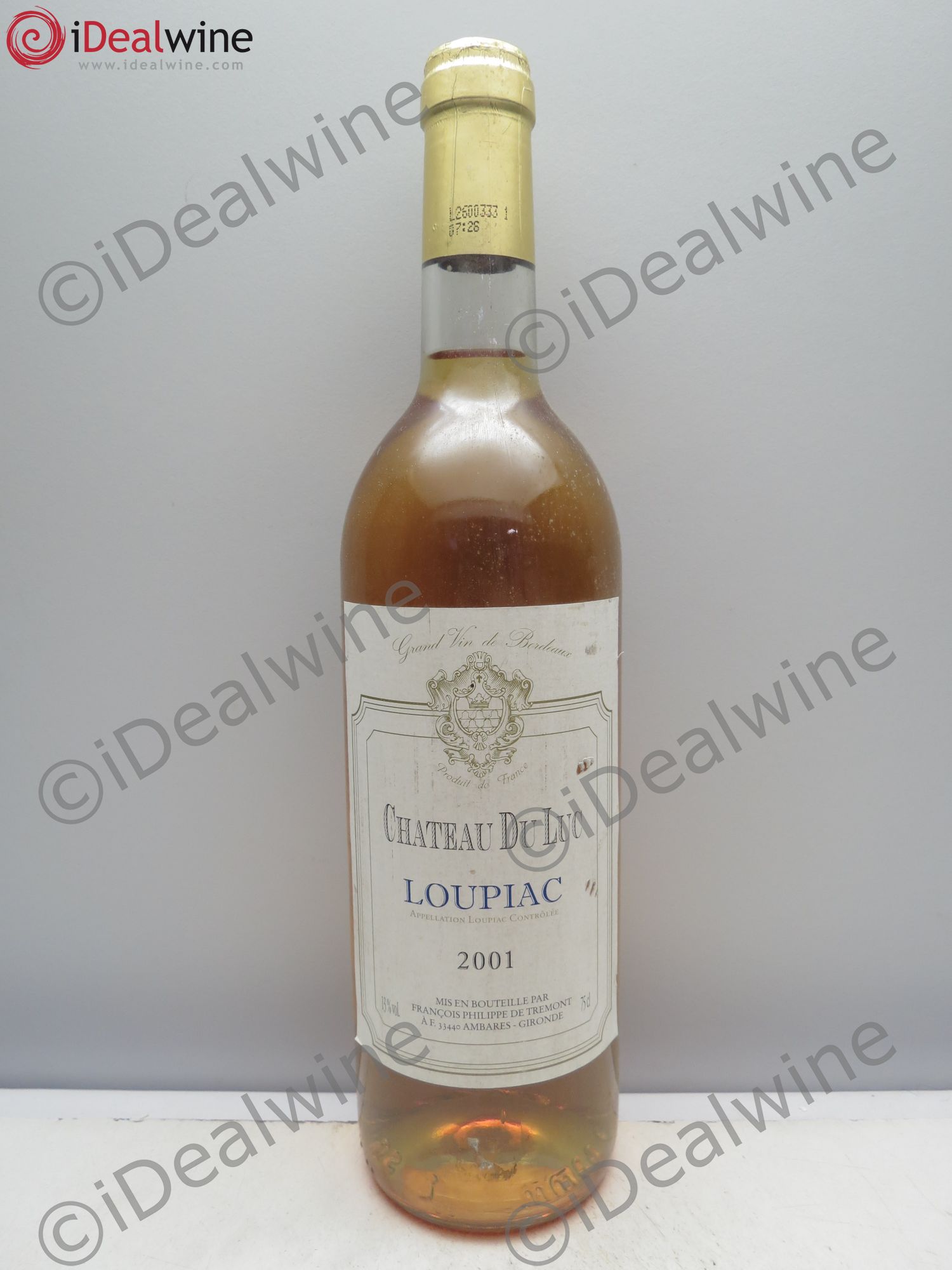 Loupiac Château du Luc 2001 - Posten von 1 Flasche - 0