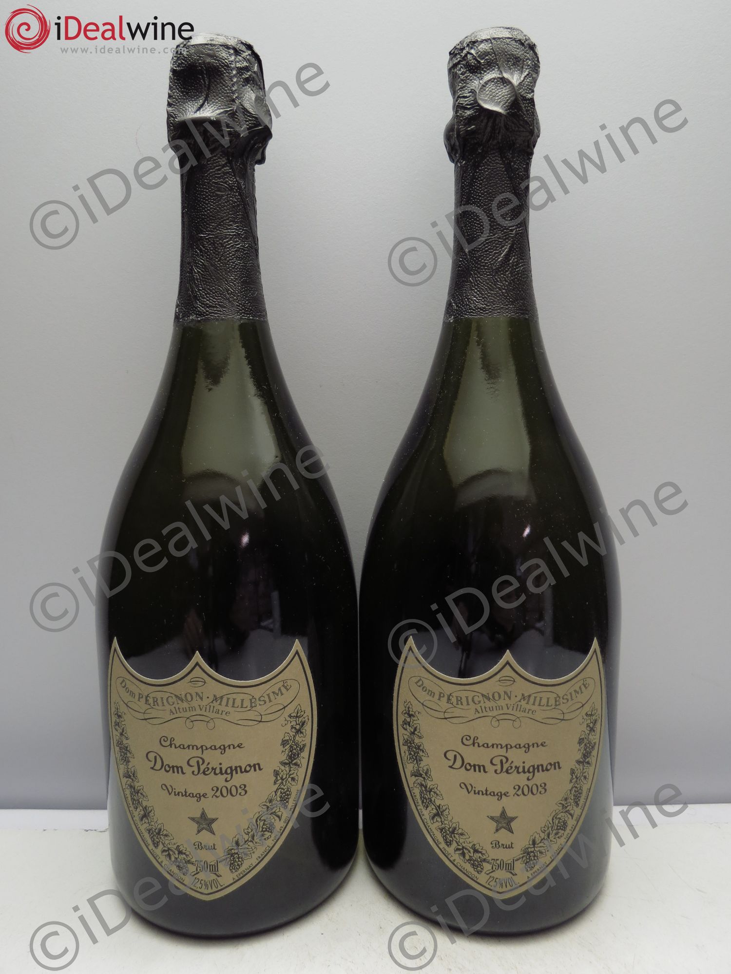 Brut Dom Pérignon 2003 - Lot de 2 bouteilles - 0