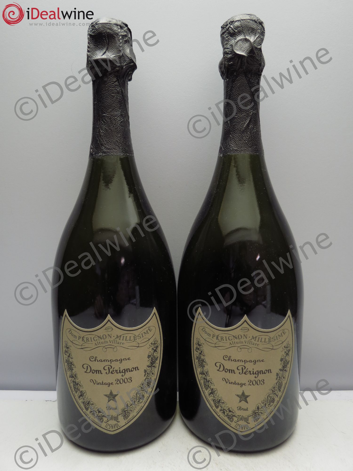 Brut Dom Pérignon 2003 - Lot de 2 bouteilles - 0