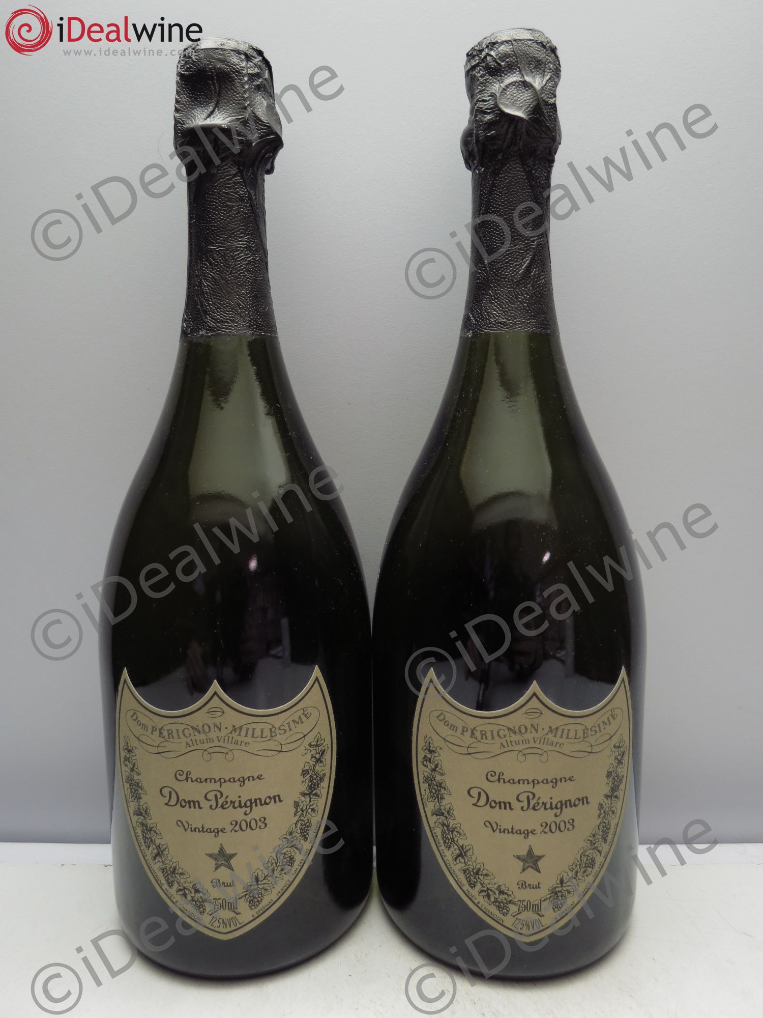 Brut Dom Pérignon 2003 - Lot de 2 bouteilles - 0