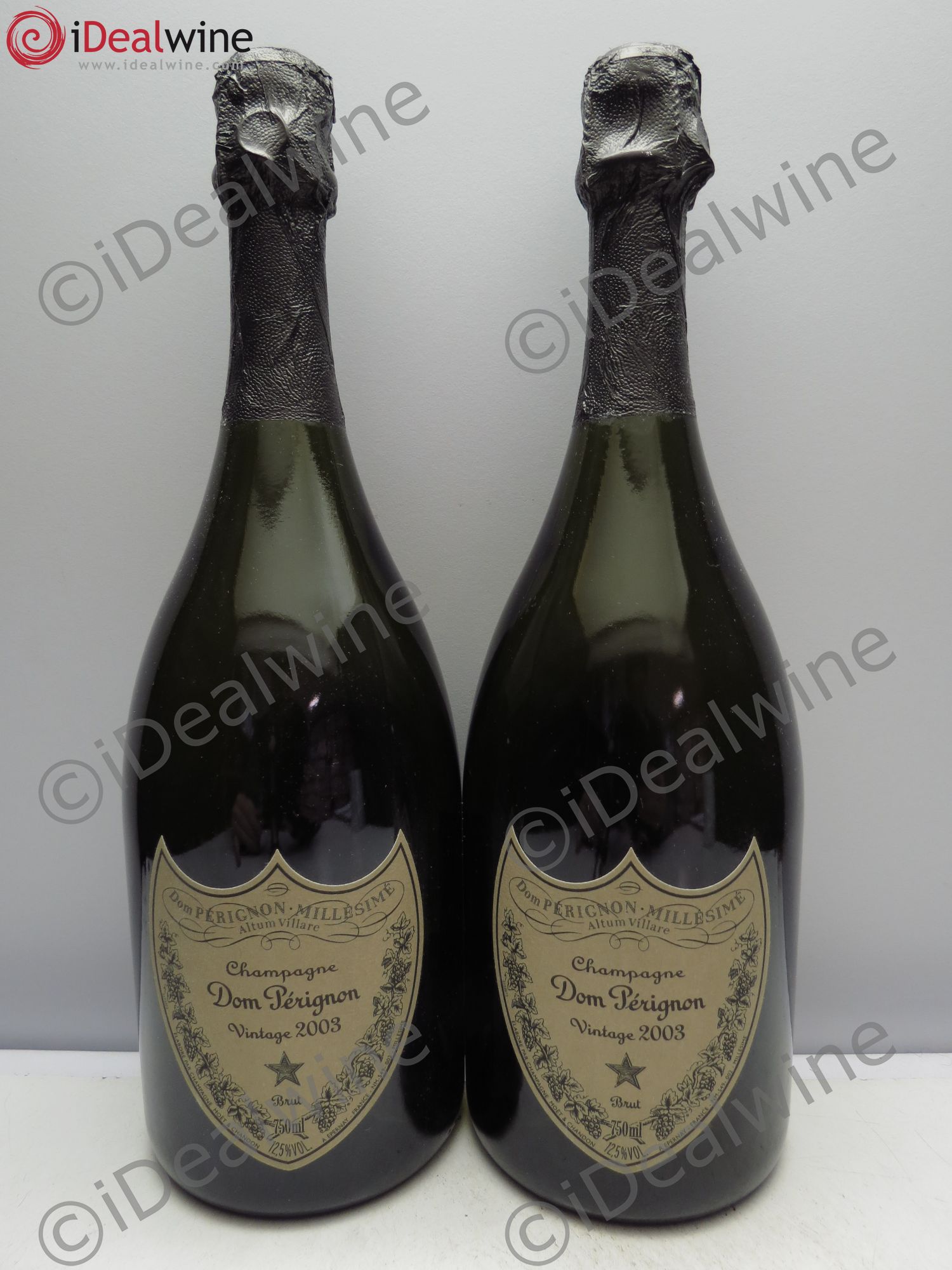 Brut Dom Pérignon 2003 - Lot de 2 bouteilles - 0