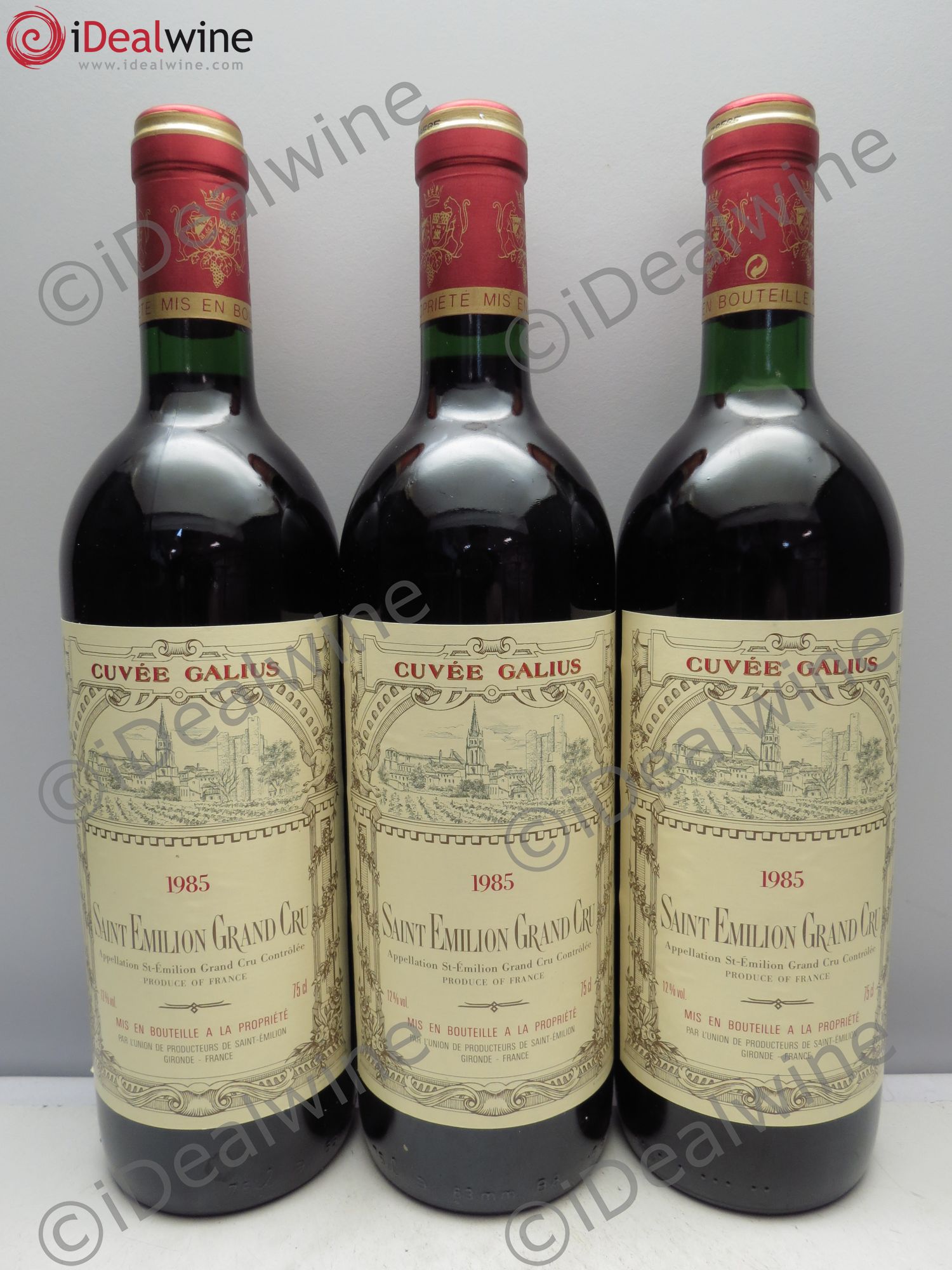 Château Galius 1985 - Posten von 3 Flaschen - 0