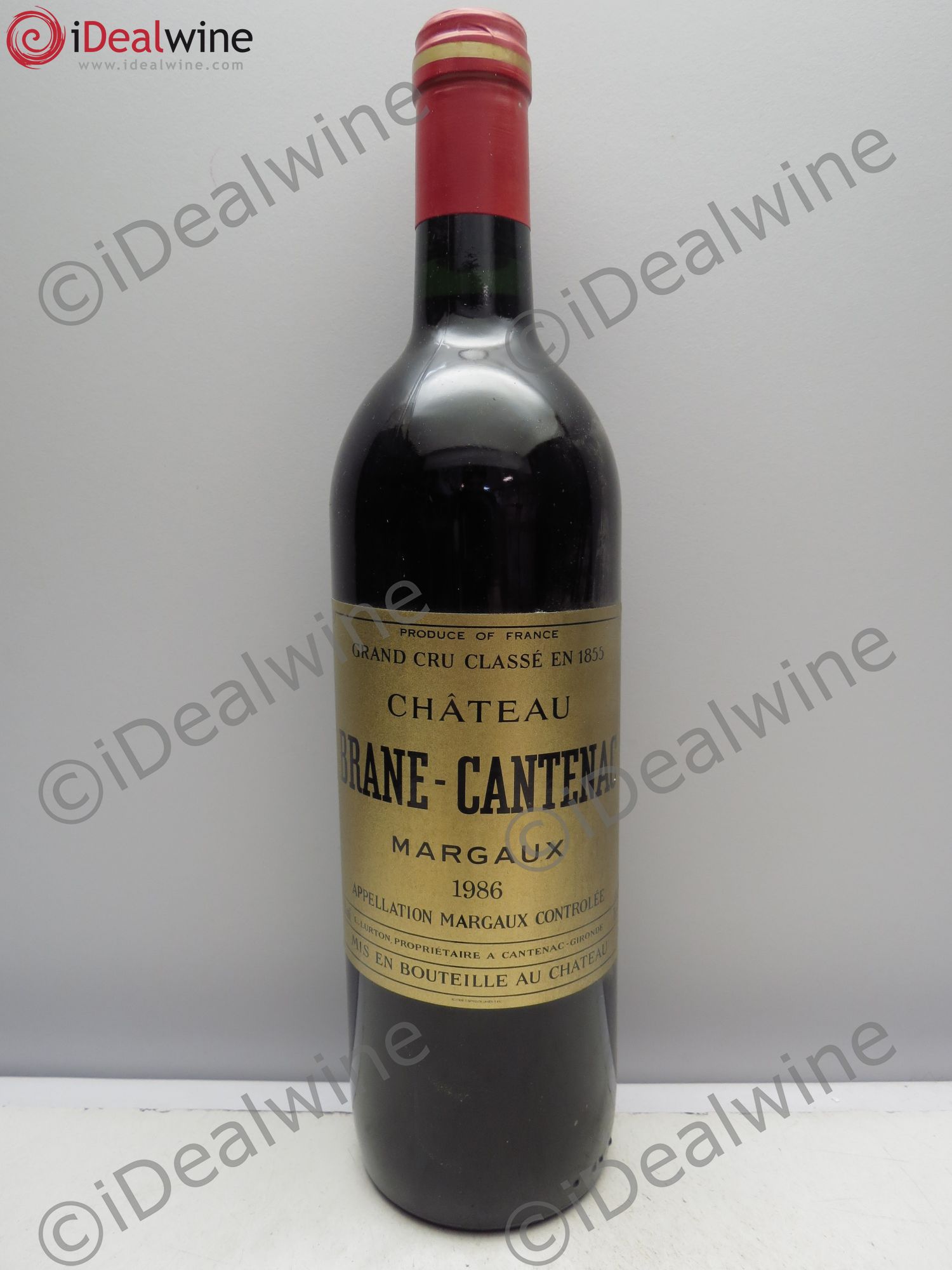Château Brane Cantenac 2ème Grand Cru Classé 1986 - Lot de 1 bouteille - 0