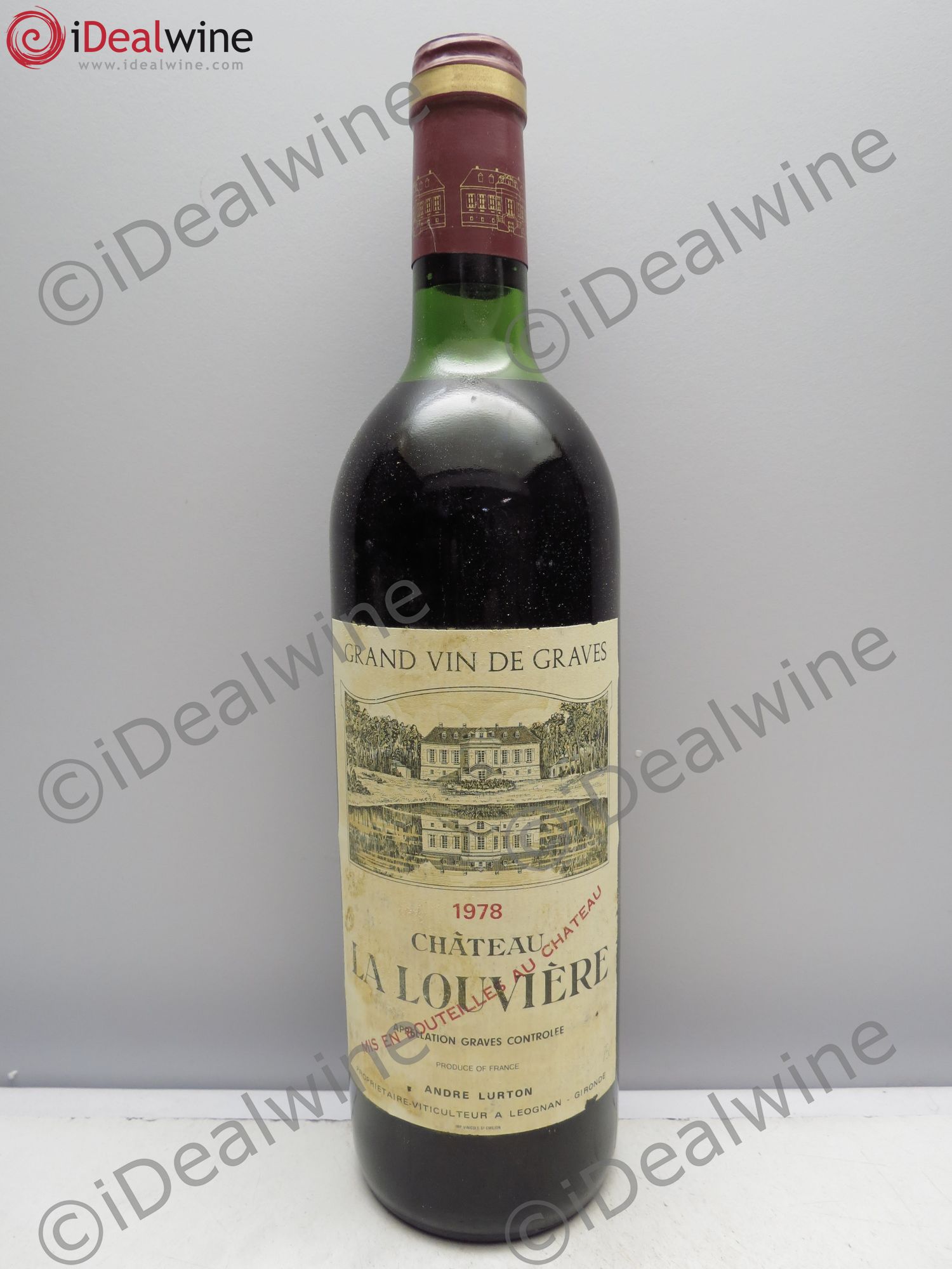 Château la Louvière 1978 - Lot de 6 bouteilles - 0