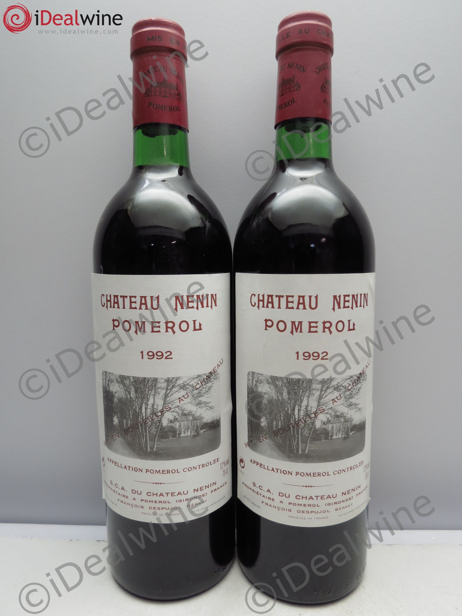 Château Nenin 1992 - Lot de 2 bouteilles - 0