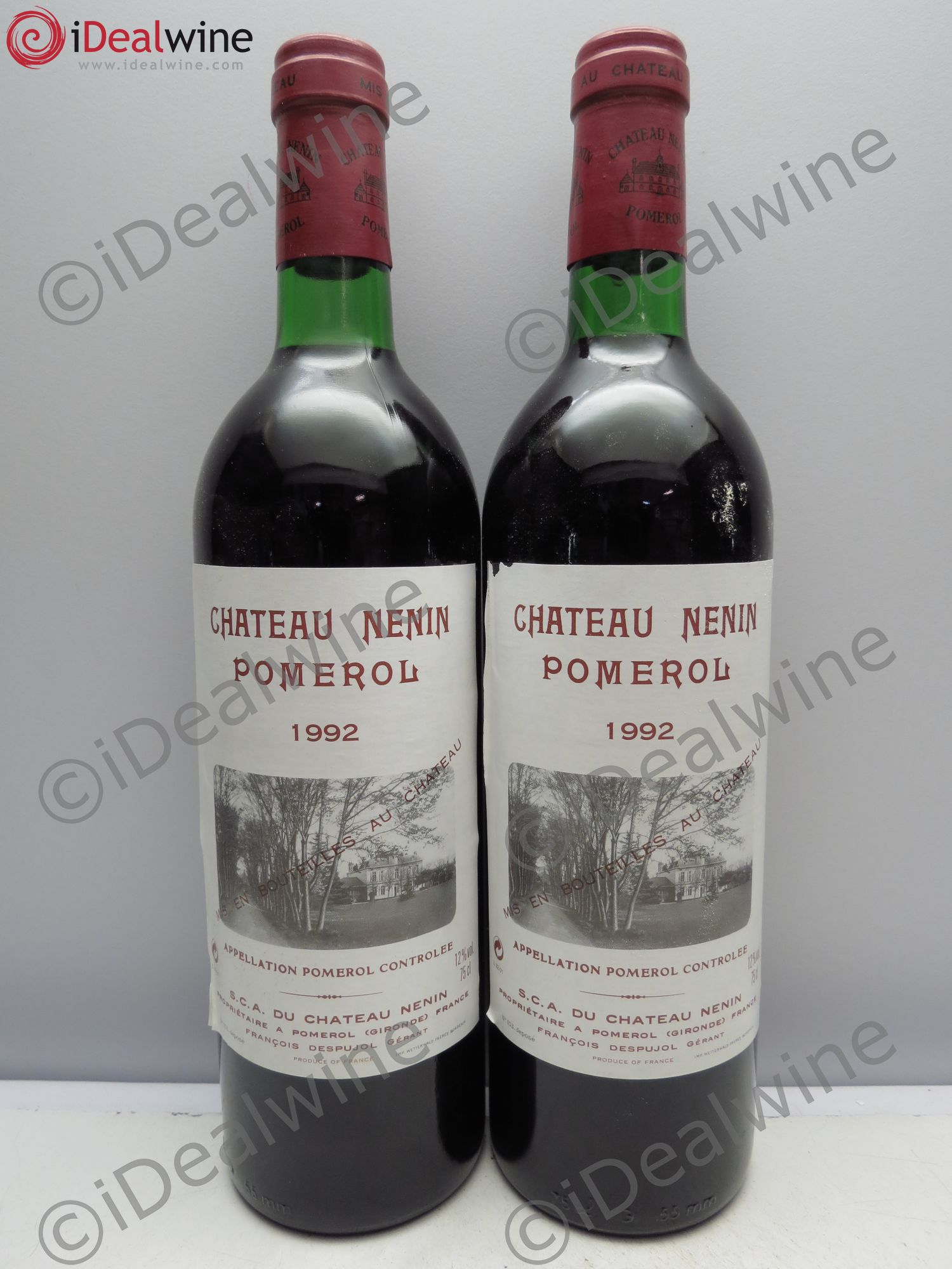 Château Nenin 1992 - Lot de 2 bouteilles - 0
