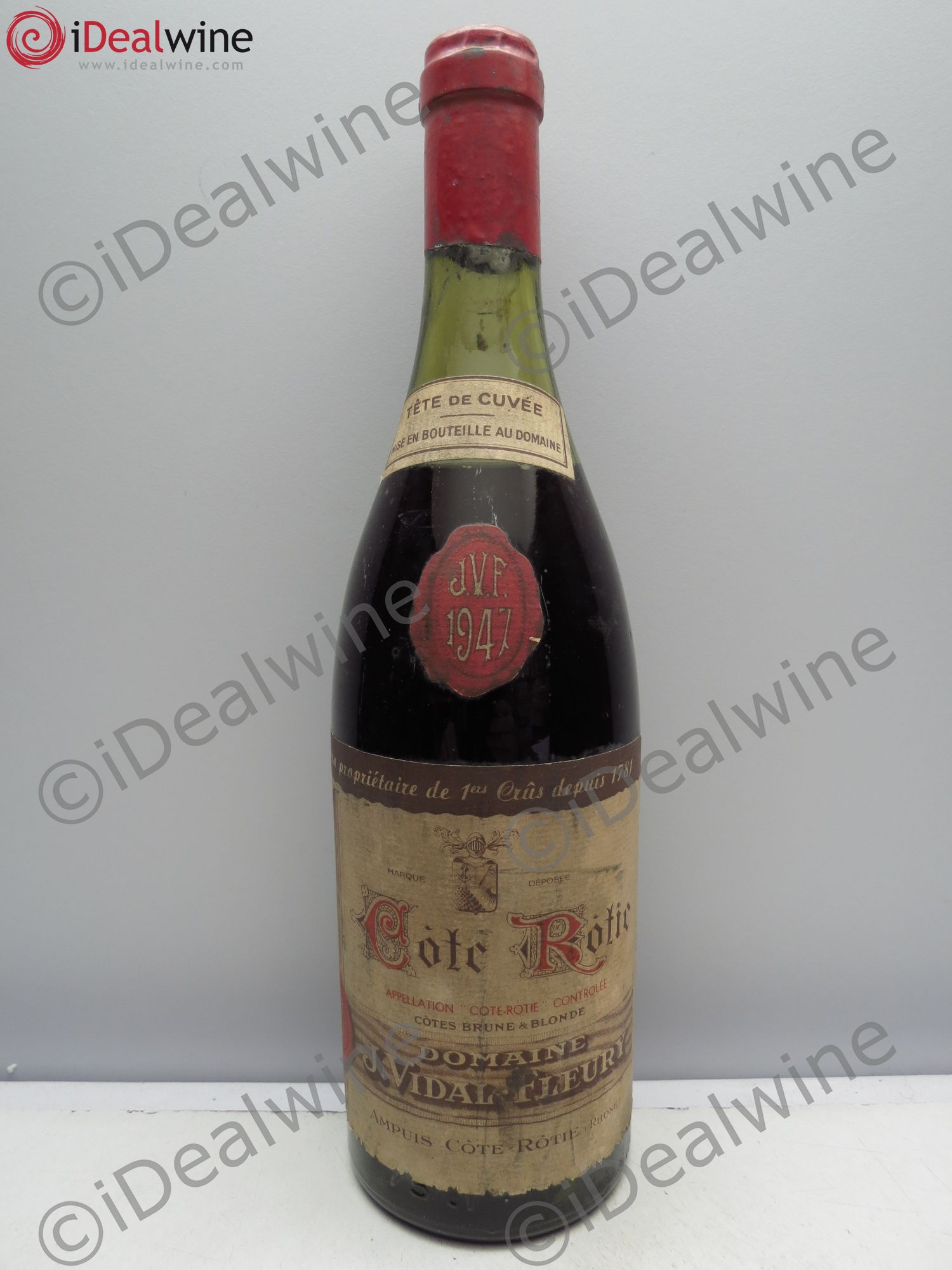 Côte-Rôtie Côte Brune et Blonde Tête de Cuvée 1947 - Posten von 1 Flasche - 0