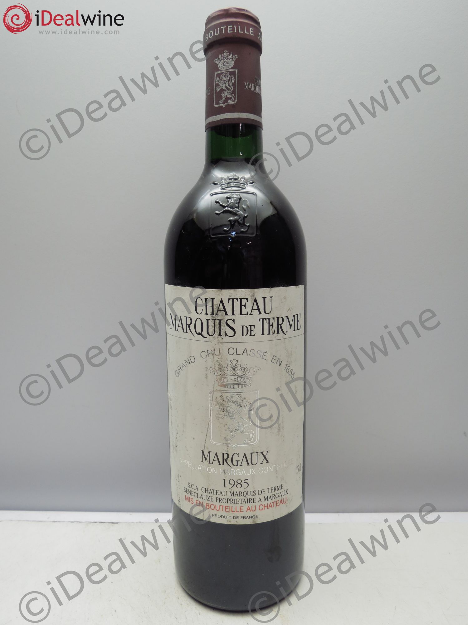 Château Marquis de Terme 4ème Grand Cru Classé 1985 - Lot de 1 bouteille - 0