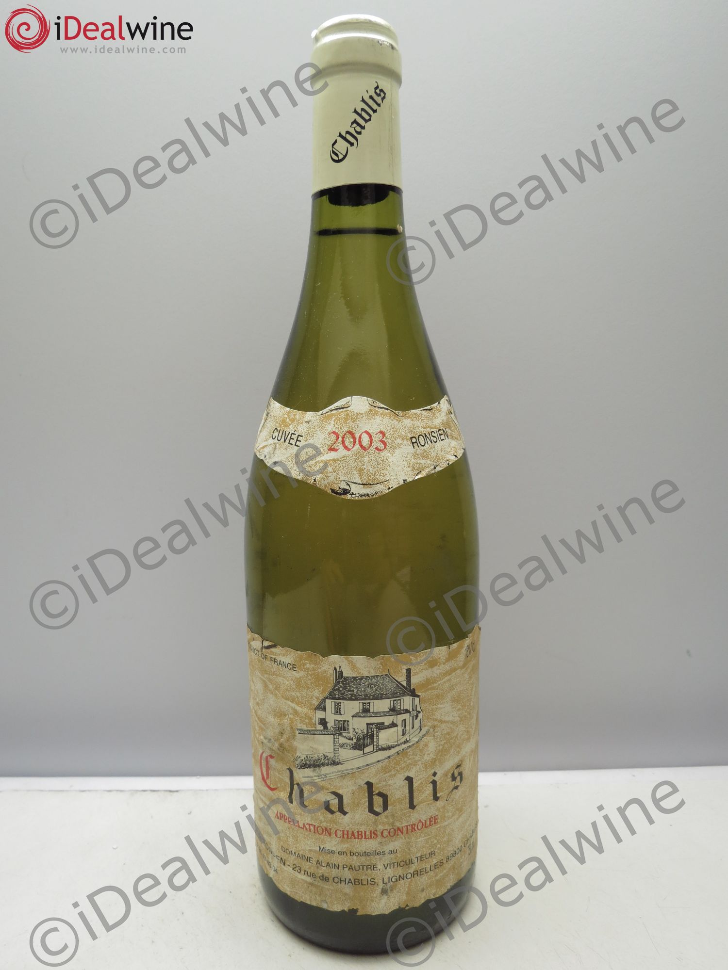 Chablis A.Pautre 2003 - Posten von 1 Flasche - 0