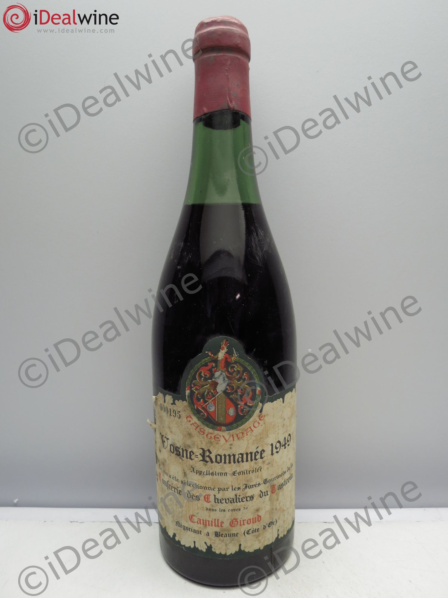 Vosne-Romanée Camille Giroud Tastevinage 1949 - Posten von 1 Flasche - 0