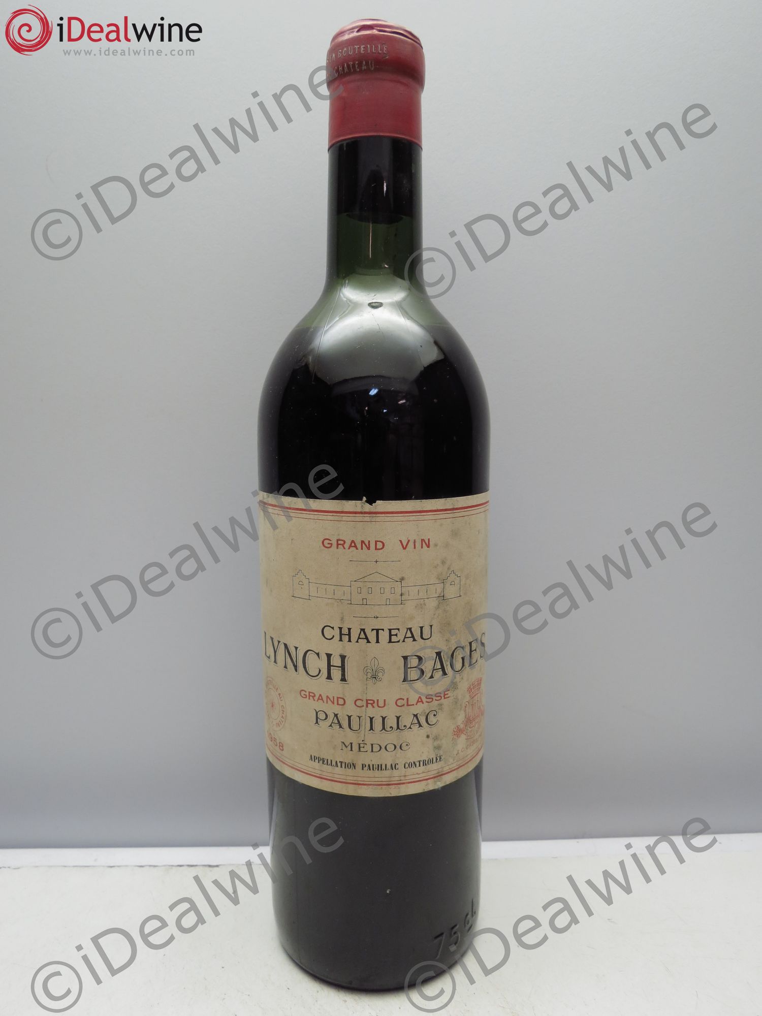 Château Lynch Bages 5ème Grand Cru Classé 1958 - Lot de 1 bouteille - 0