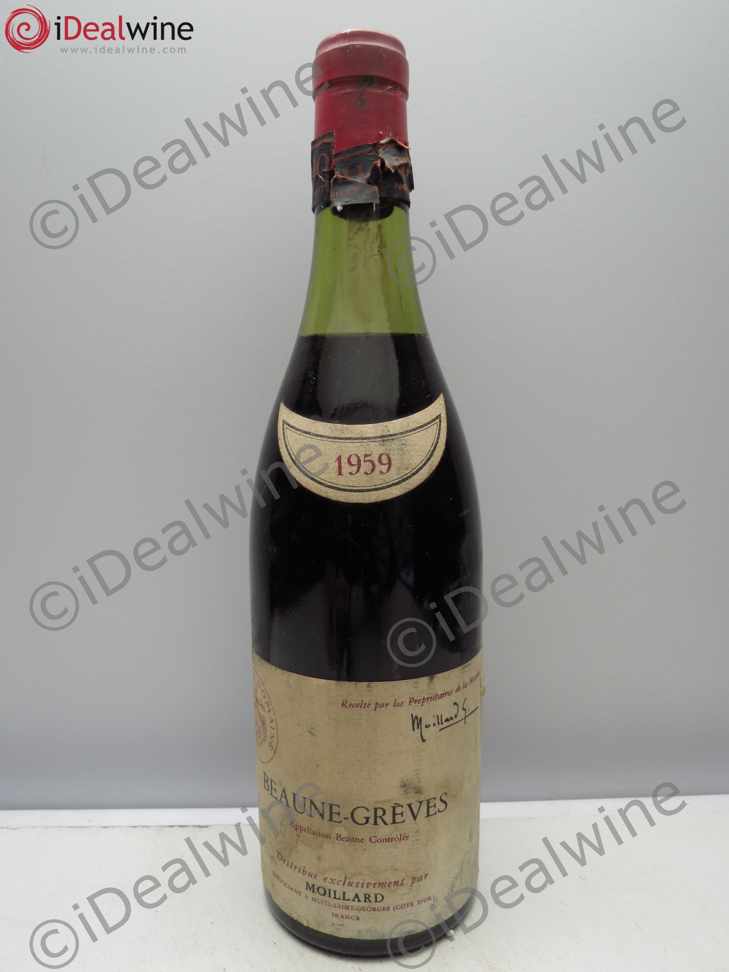 Beaune 1er Cru Moillard 1959 - Lot de 1 bouteille - 0