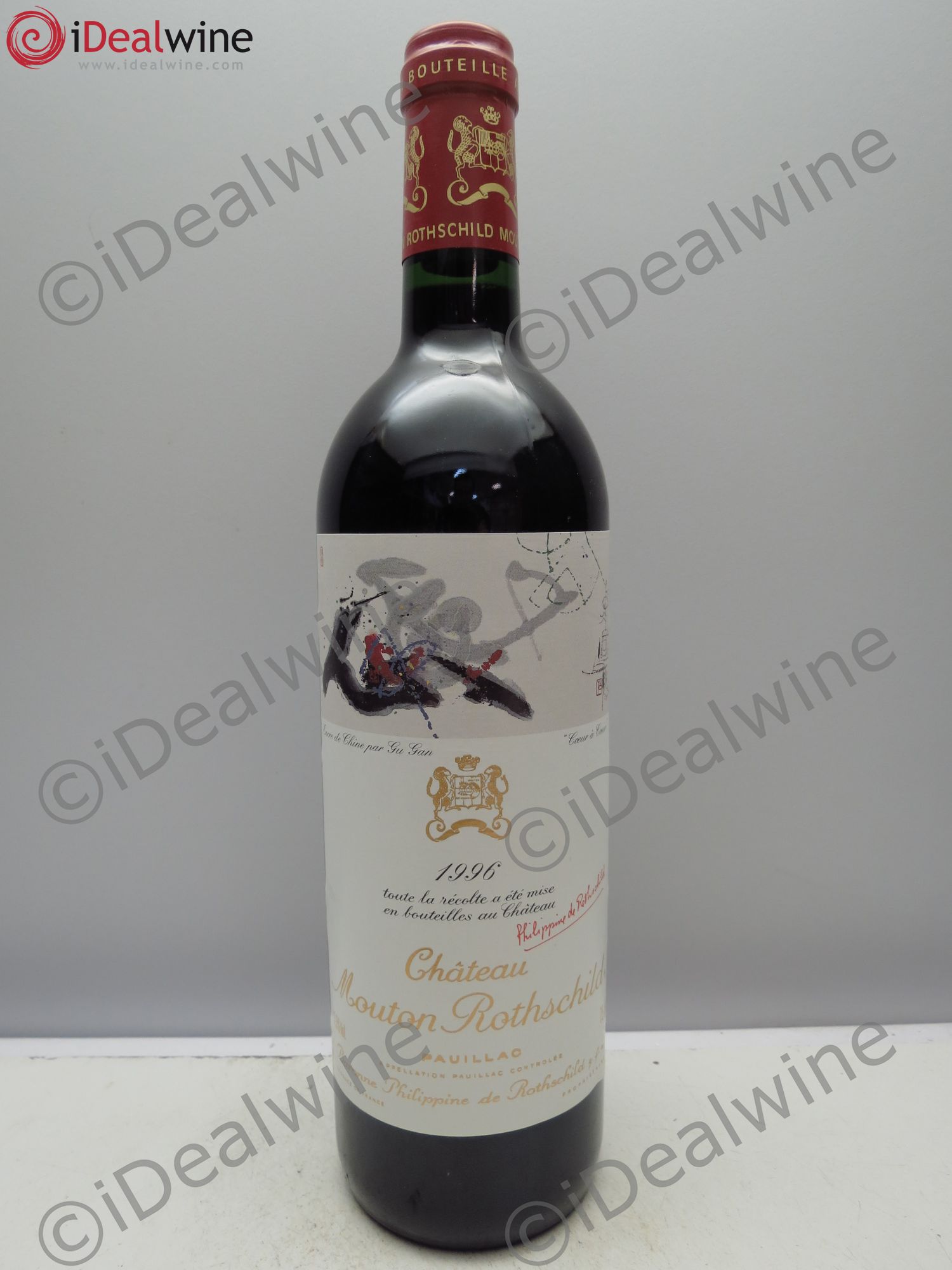 Château Mouton Rothschild 1er Grand Cru Classé 1996 - Lot de 1 bouteille - 0