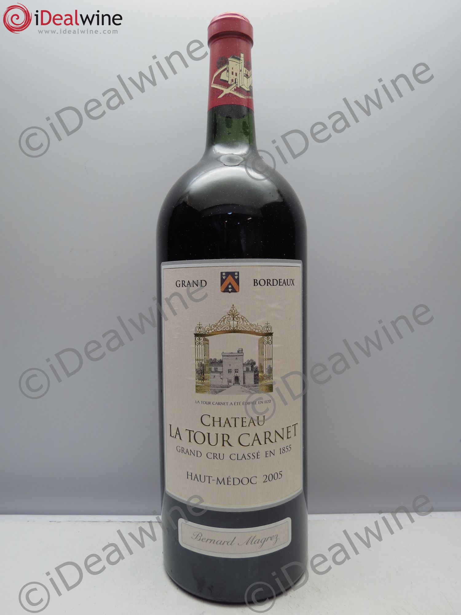 Château la Tour Carnet 4ème Grand Cru Classé 2005 - Lot de 6 magnums - 0