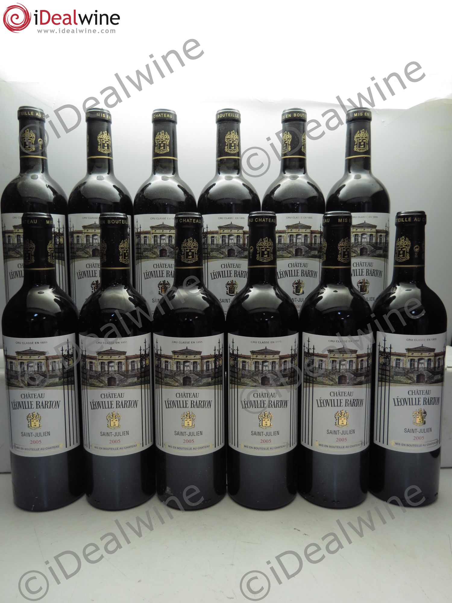 Château Léoville Barton 2ème Grand Cru Classé 2005 - Lot de 12 bouteilles - 0