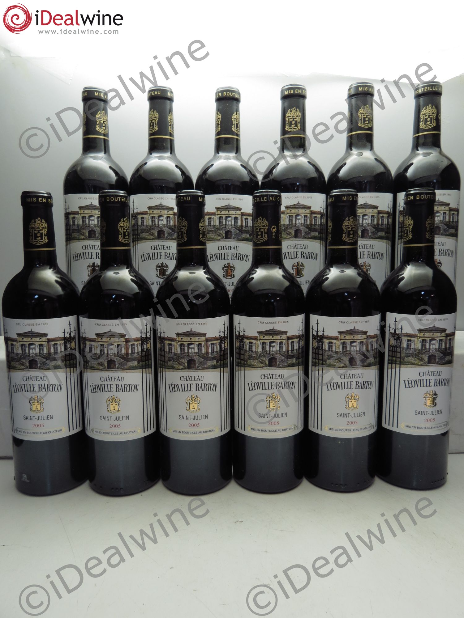 Château Léoville Barton 2ème Grand Cru Classé 2005 - Lot de 12 bouteilles - 0