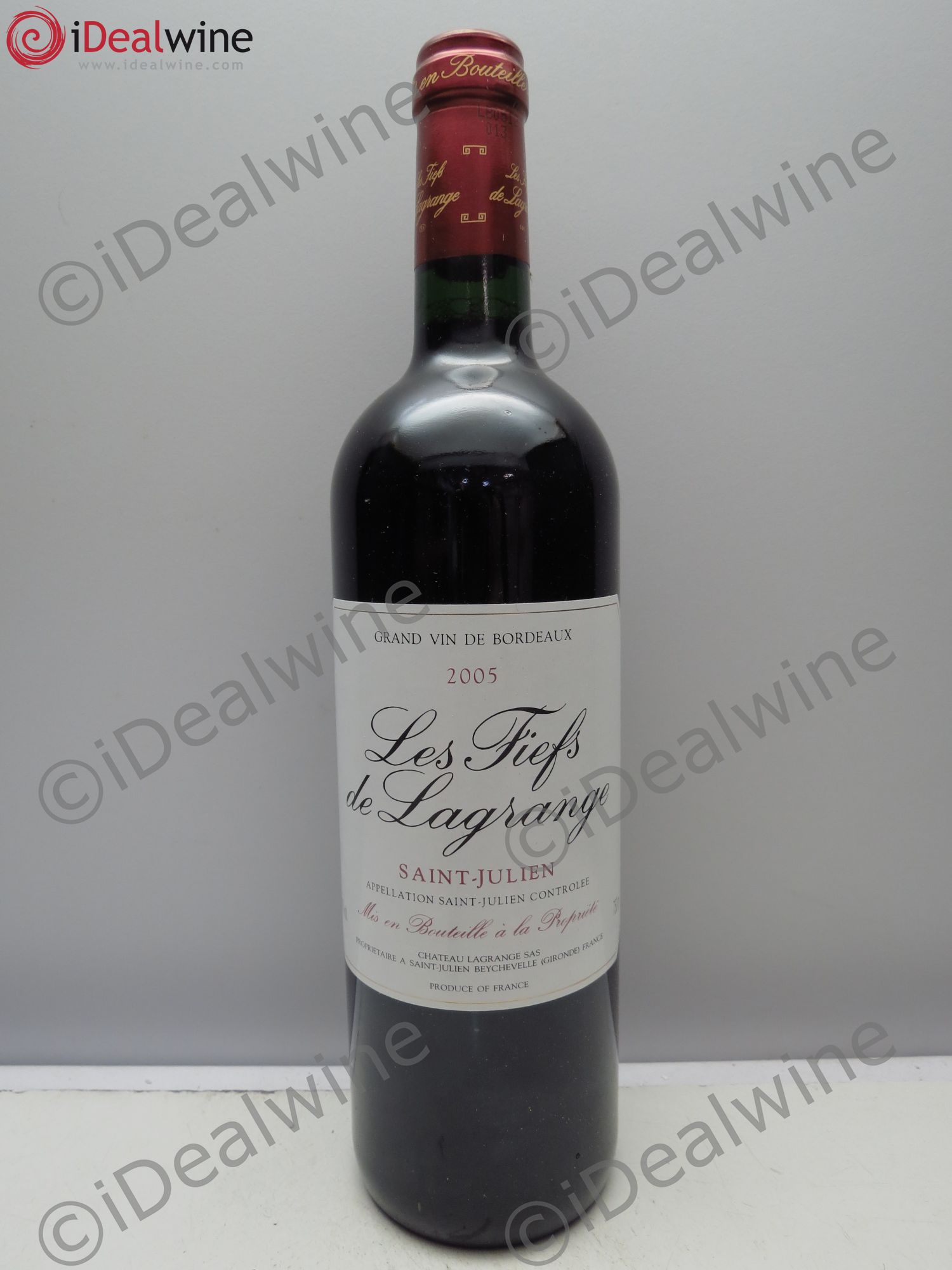 Les Fiefs de Lagrange Second Vin 2005 - Lot de 6 bouteilles - 0