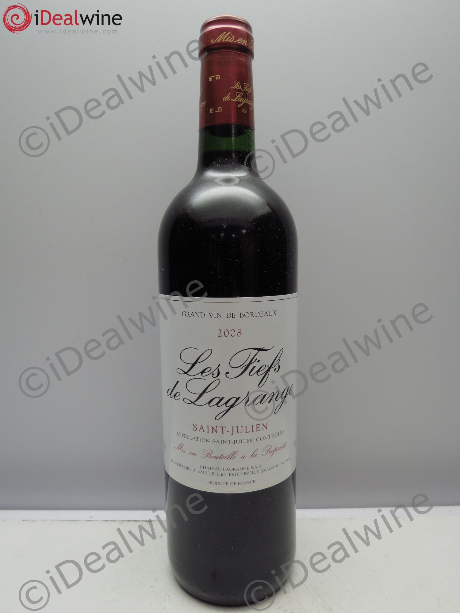 Les Fiefs de Lagrange Second Vin 2008 - Lot de 6 bouteilles - 0