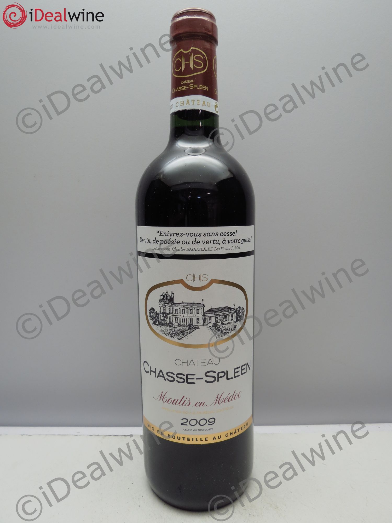 Château Chasse Spleen 2009 - Lot de 6 bouteilles - 0