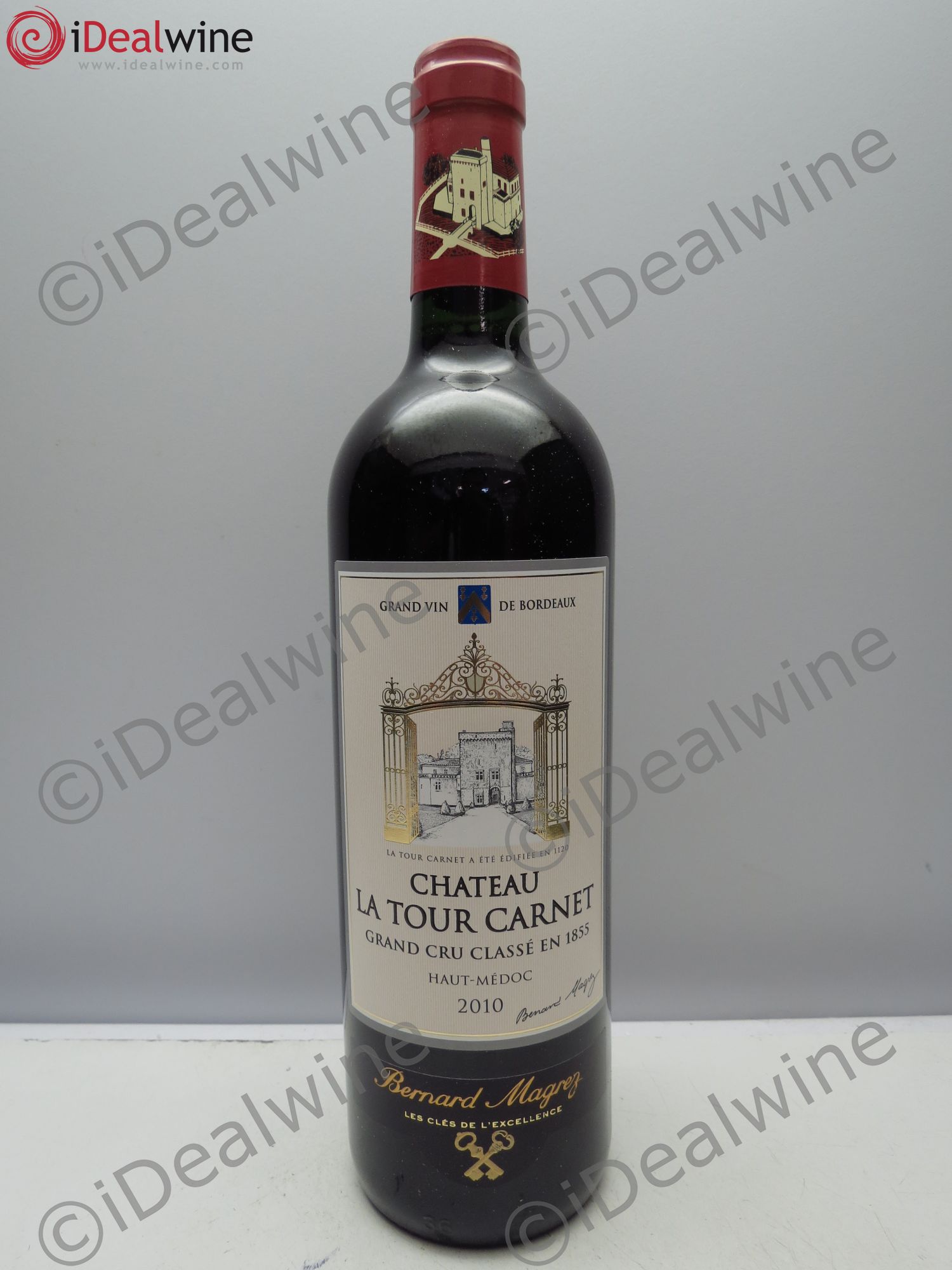 Château la Tour Carnet 4ème Grand Cru Classé 2010 - Lot de 6 bouteilles - 0