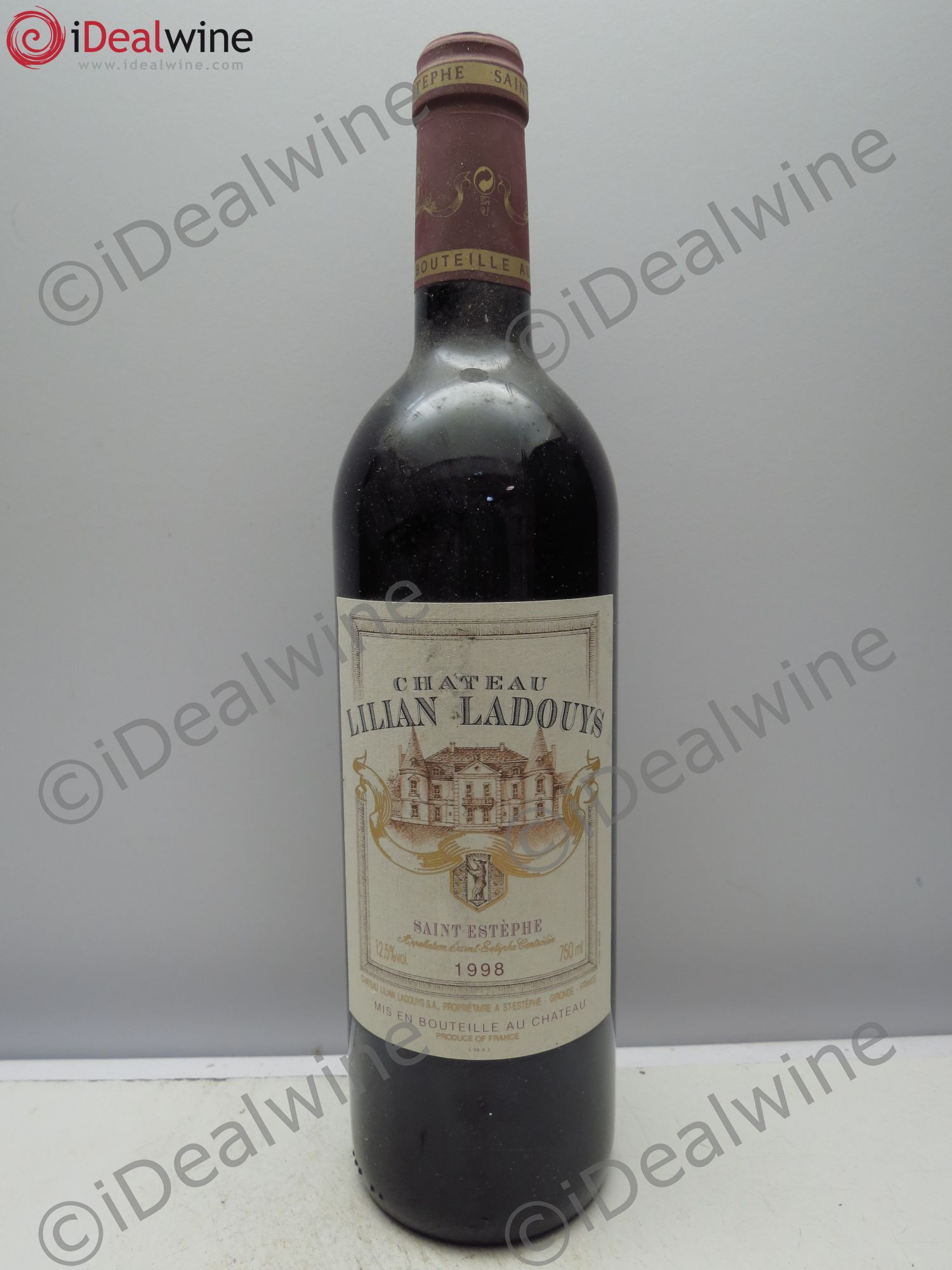 Château Lilian Ladouys Cru Bourgeois 1998 - Lot de 12 bouteilles - 0