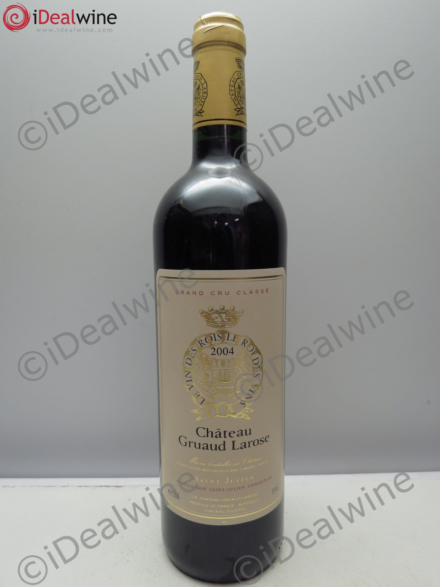 Château Gruaud Larose 2ème Grand Cru Classé (CB sans couvercle) 2004 - Lot de 6 bouteilles - 0