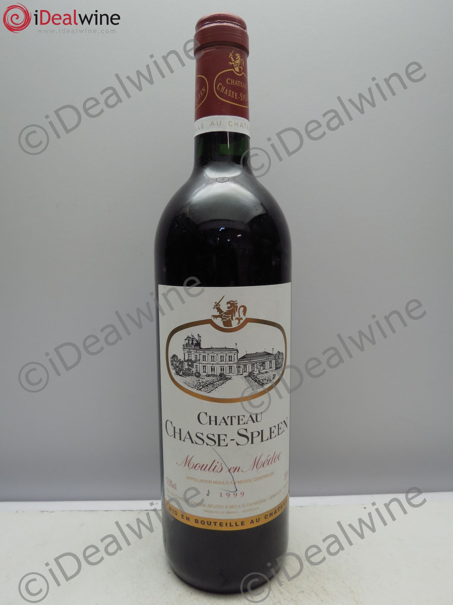 Château Chasse Spleen (1 trace de stylo) 1999 - Lot de 12 bouteilles - 0