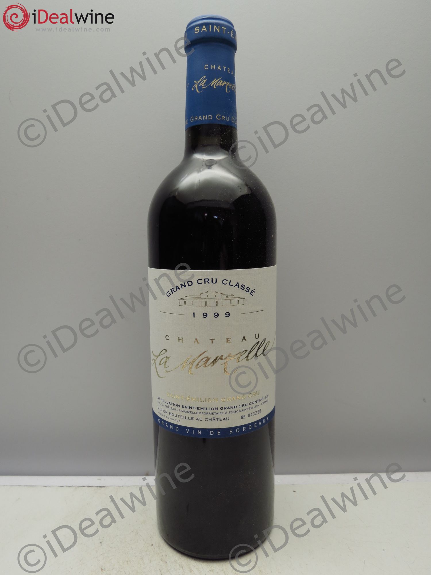 Château La Marzelle Grand Cru Classé 1999 - Lot de 12 bouteilles - 0