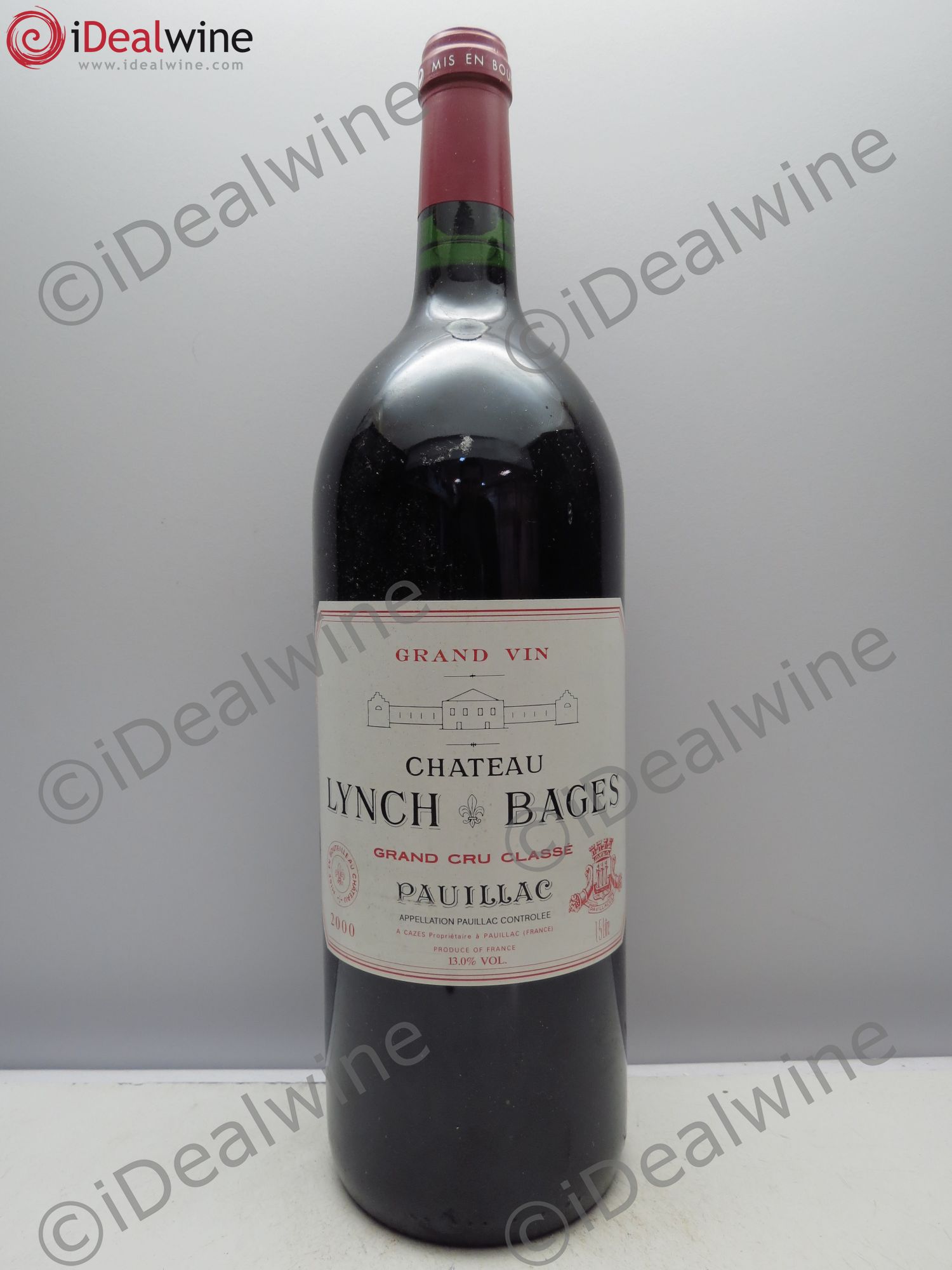 Château Lynch Bages 5ème Grand Cru Classé 2000 - Lot de 1 magnum - 0