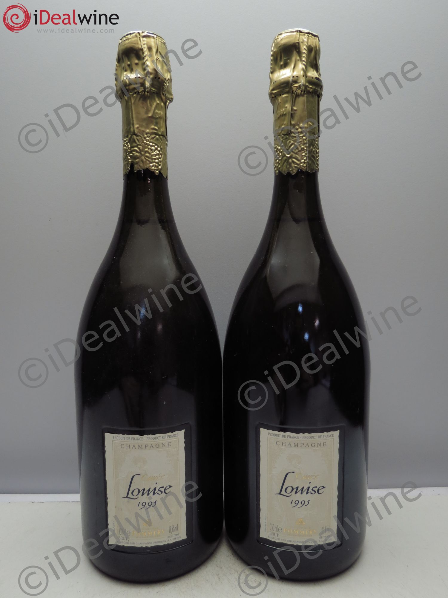Cuvée Louise Pommery 1995 - Lot de 2 bouteilles - 0