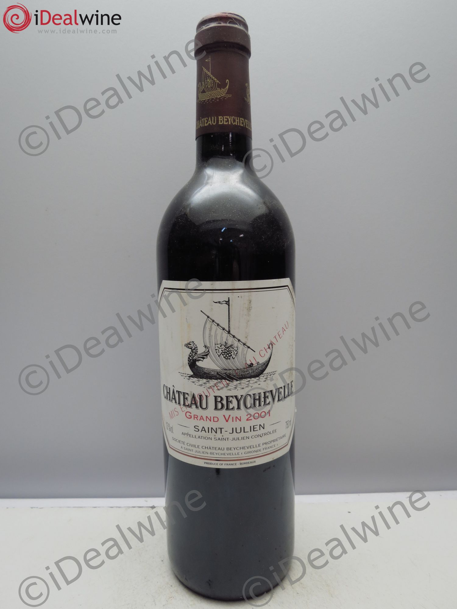 Château Beychevelle 4ème Grand Cru Classé 2001 - Lot de 12 bouteilles - 0