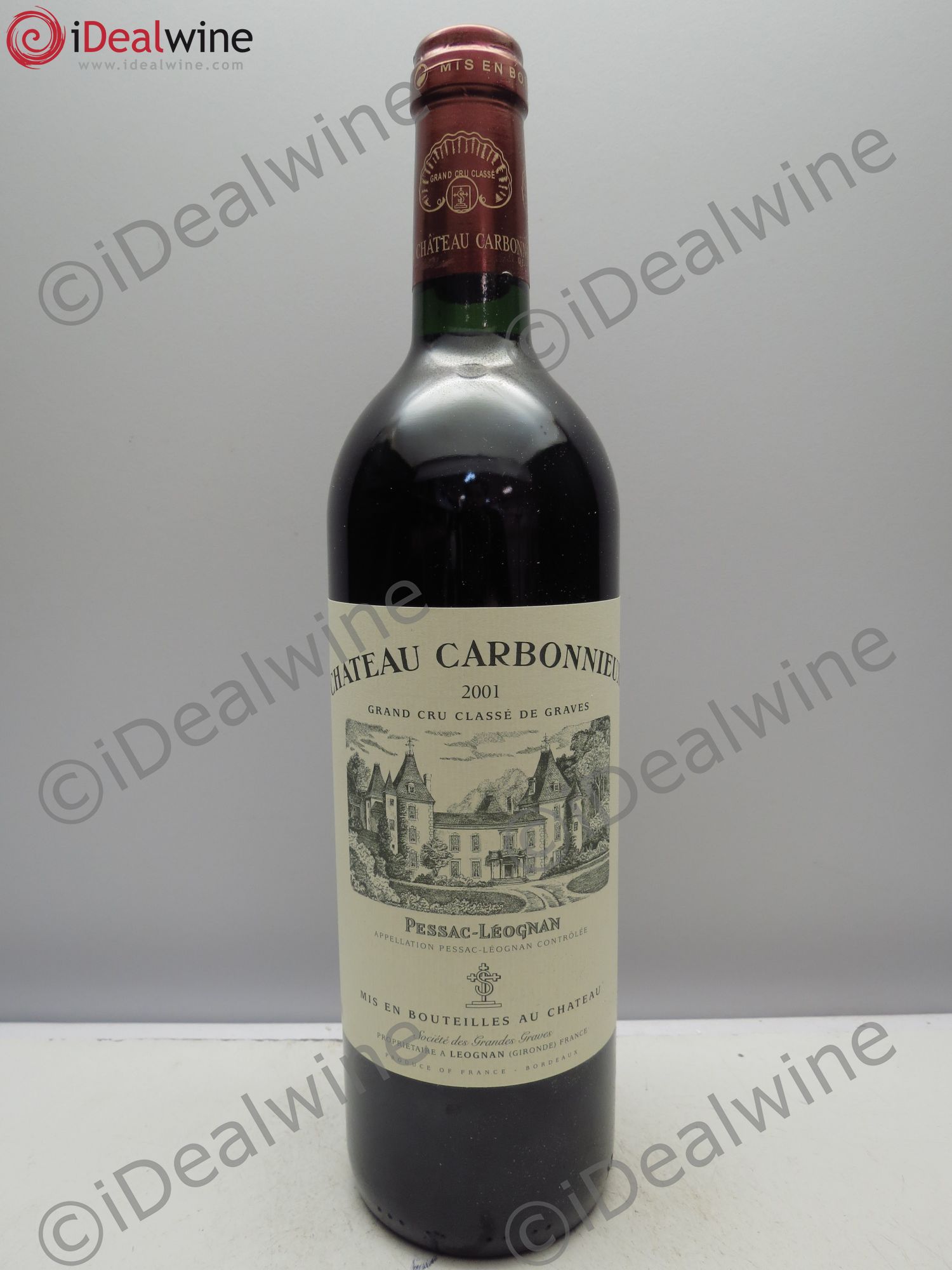 Château Carbonnieux Cru Classé de Graves 2001 - Lot de 6 bouteilles - 0
