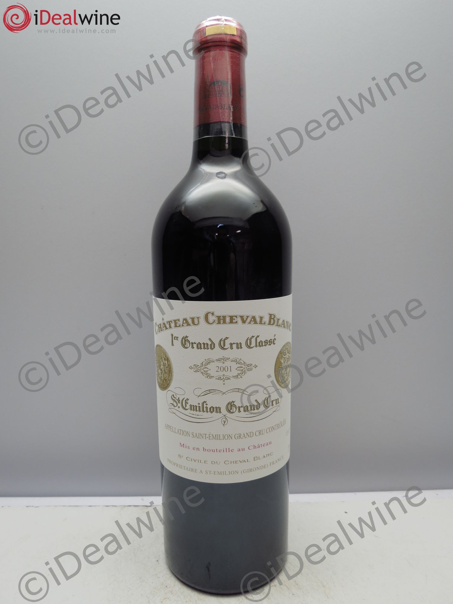 Château Cheval Blanc 1er Grand Cru Classé A 2001 - Lot de 1 bouteille - 0